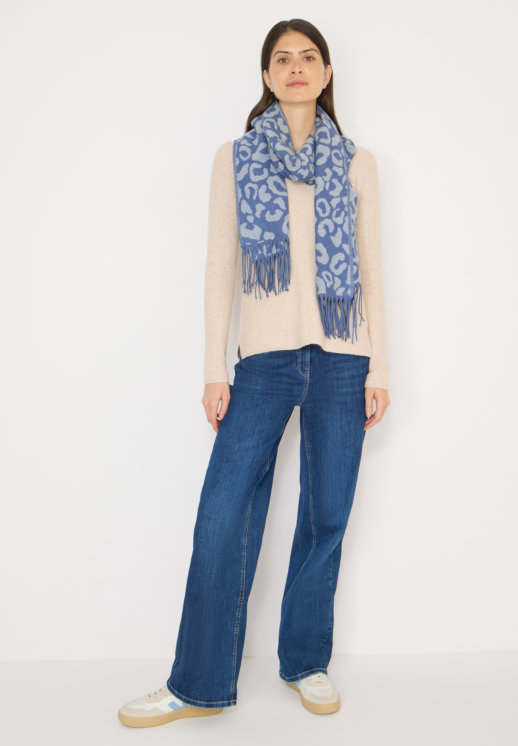 Cecil Schal mit Fransen am Saum günstig online kaufen