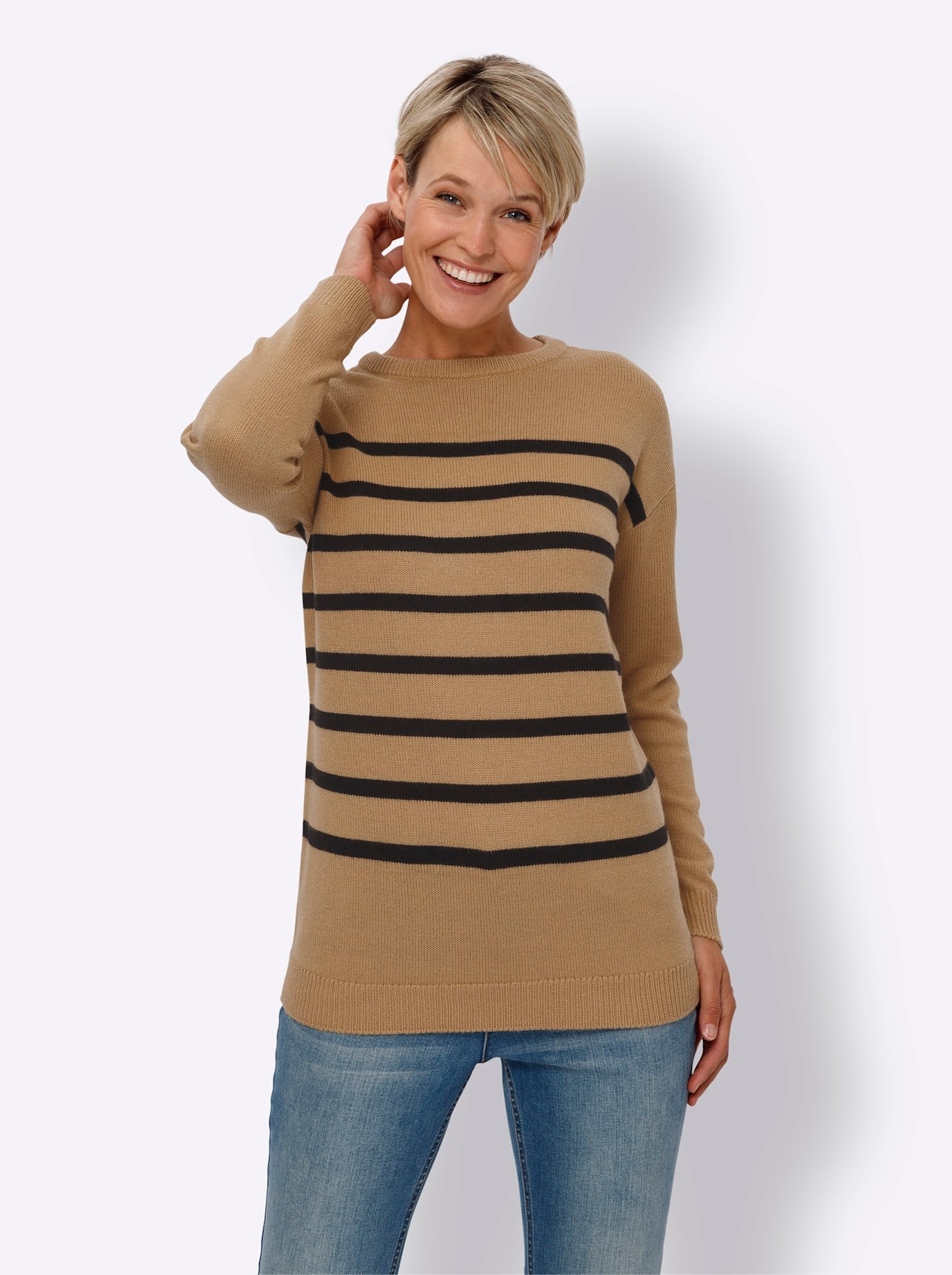 Classic Basics Strickpullover "Langarm-Pullover" günstig online kaufen