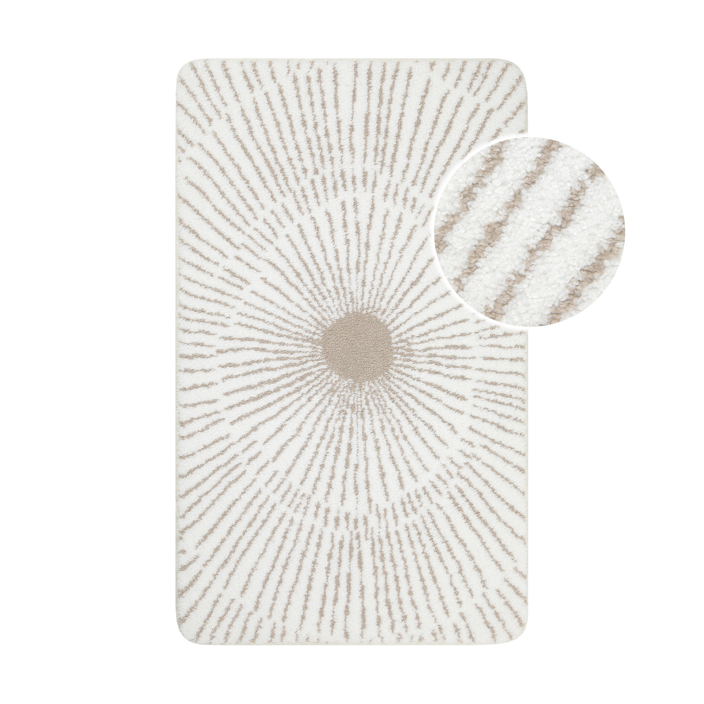 Thumbnail - Wecon home Basics Badematte "Jasbeer" Höhe 15 mm waschbar, rutschfest, strapazierfähig, pflegeleicht mit Linien Design