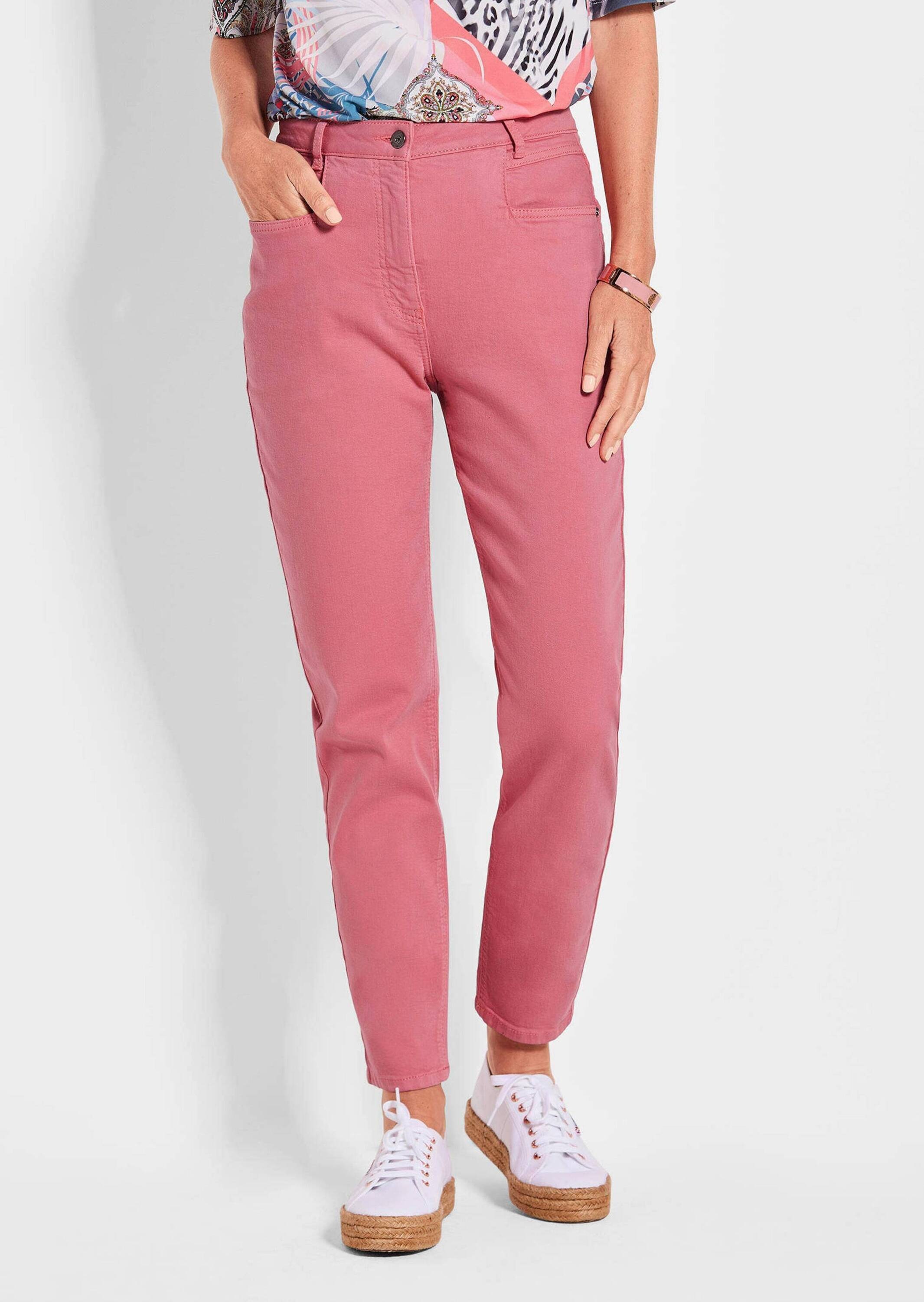 GOLDNER Regular-fit-Jeans "Lange Hose SARA mit Formbund" günstig online kaufen