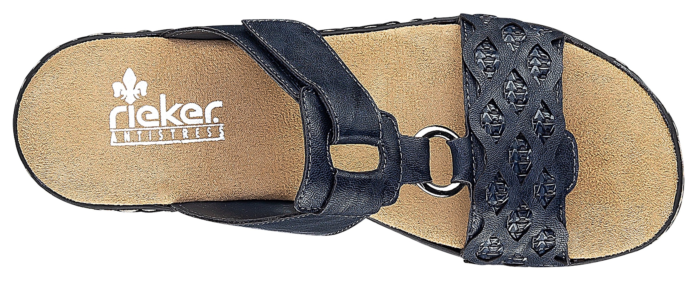 Rieker Pantolette Keilabsatz, Sommerschuh, Schlappen mit Riemchen in Flecht günstig online kaufen