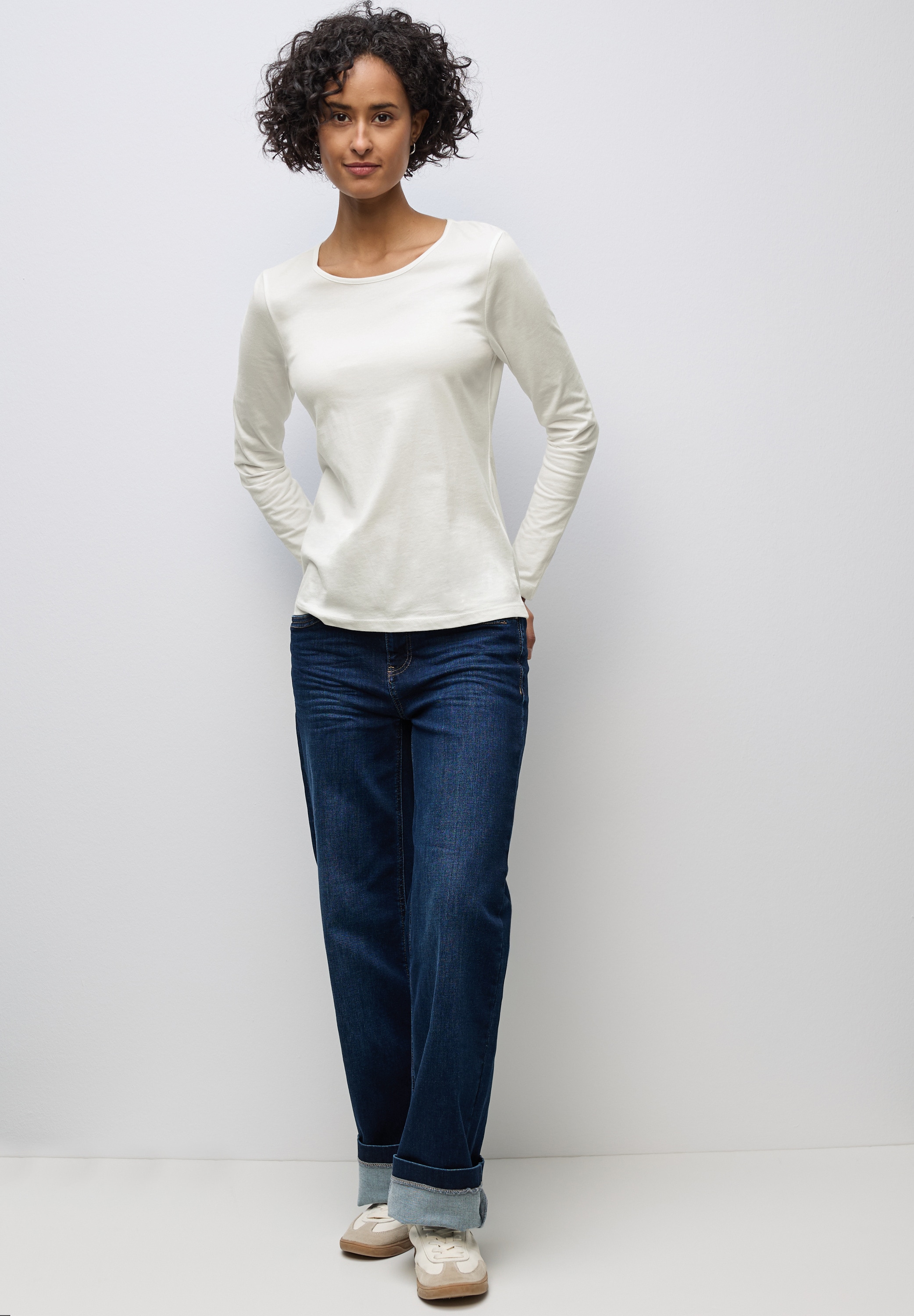 STREET ONE Langarmshirt Basic