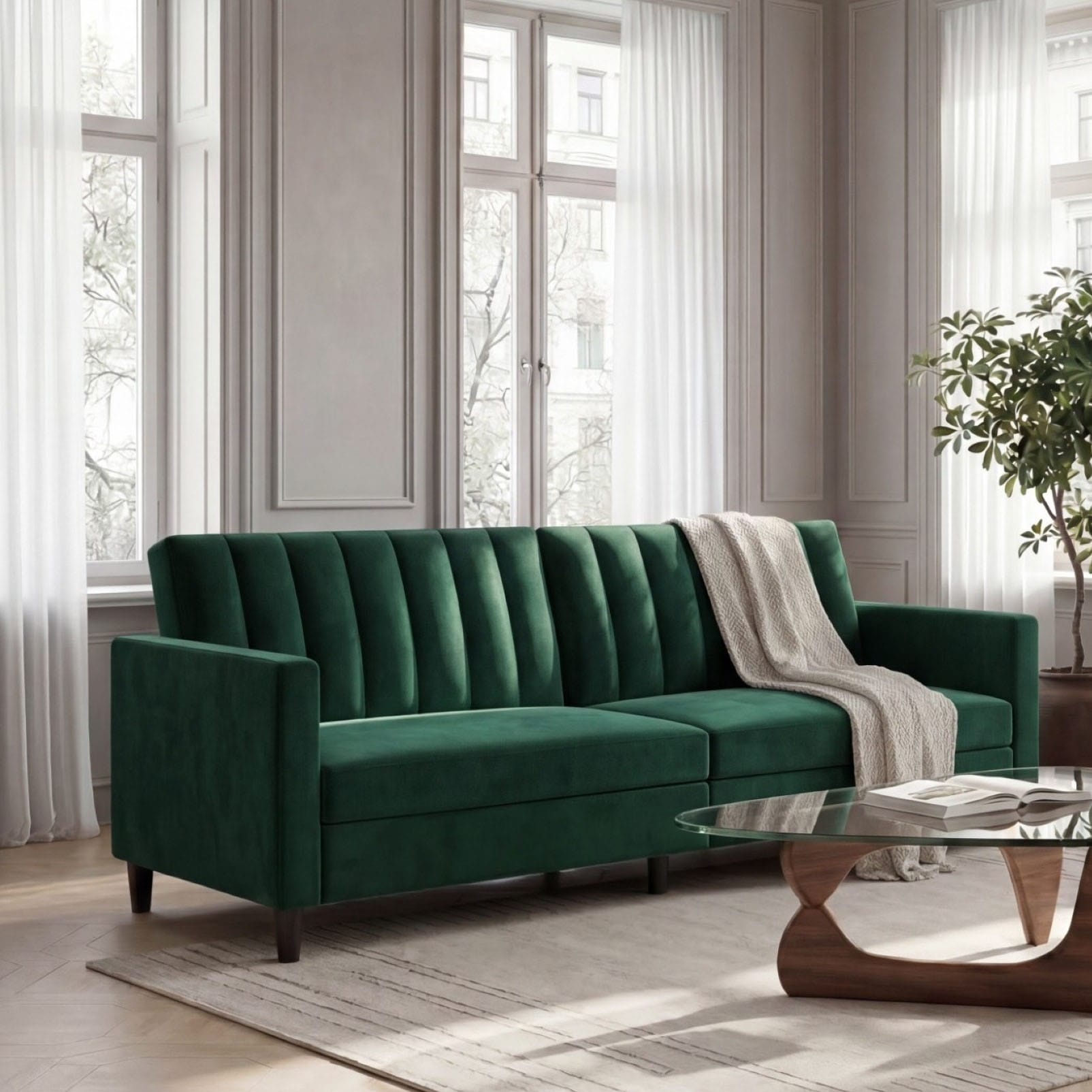 Dorel Home 3-Sitzer "Celine" Rückenlehne 2-teilig und 3-fach verstellbar, Sitzhöhe 43 cm