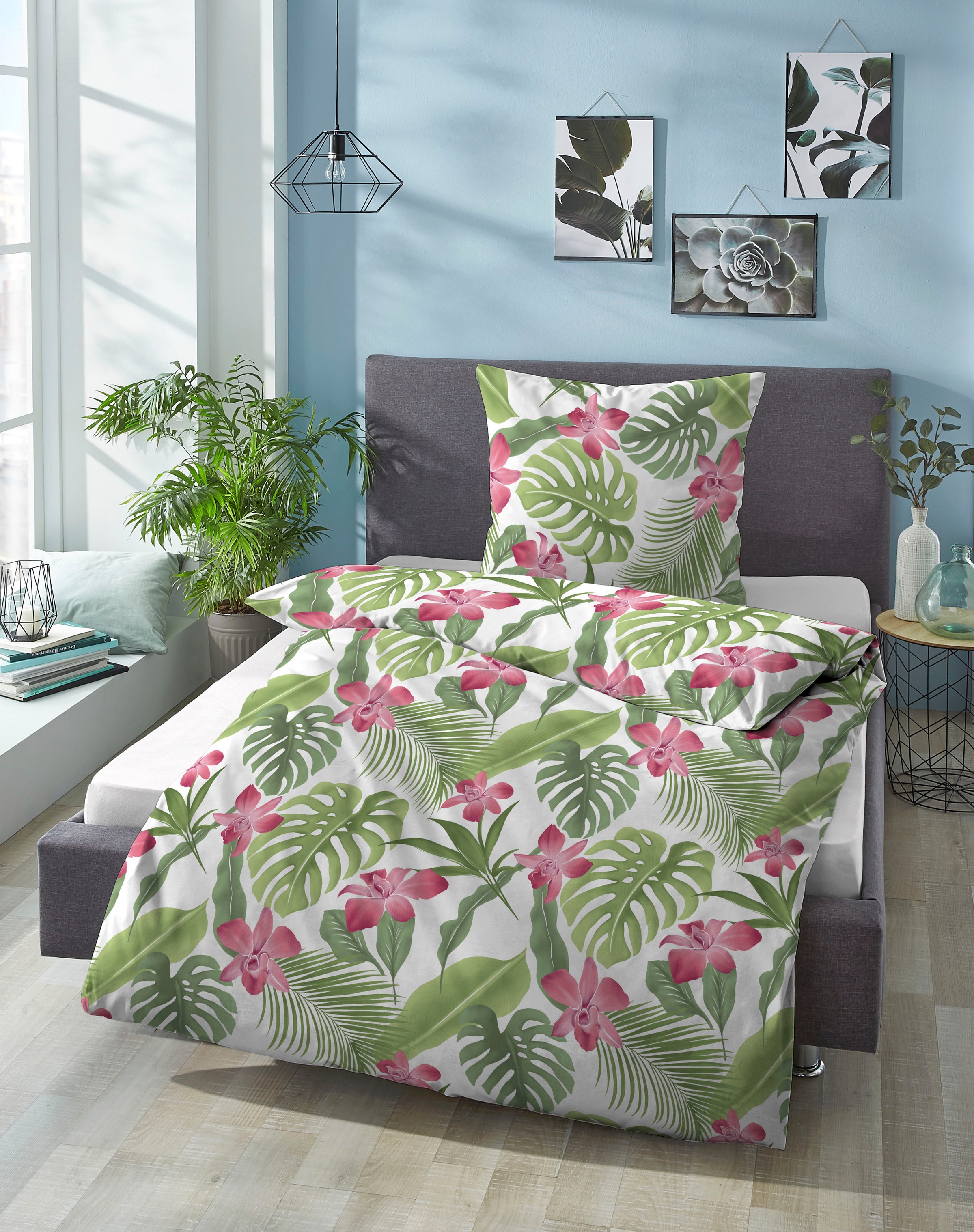 Castell - Markenbettwäsche Bettwäsche "Abel" 2 Stk. tlg. absolut bügelfreie günstig online kaufen