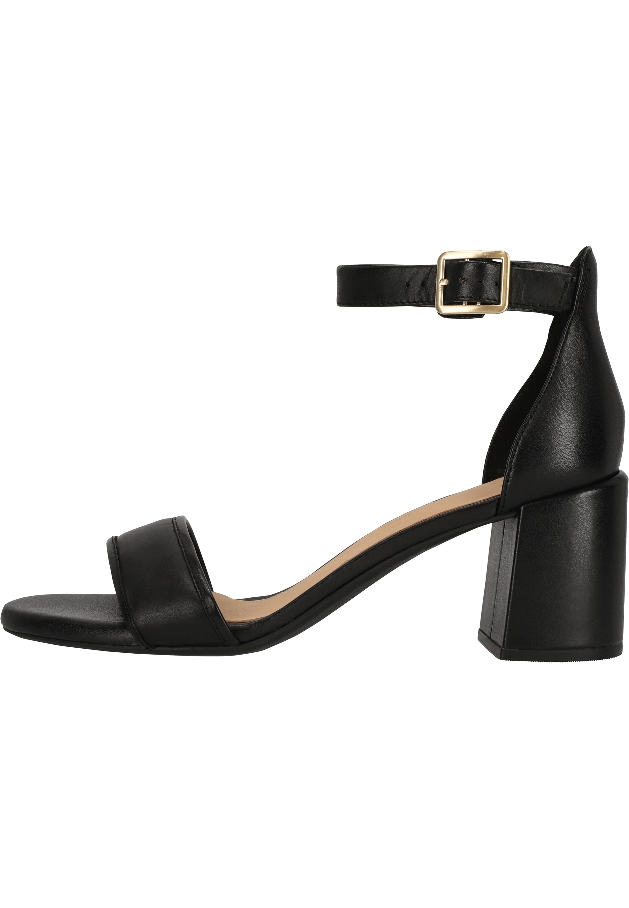 Clarks Sandale »Ezoria Mae«, mit raffinierter ausgestellter Ferse