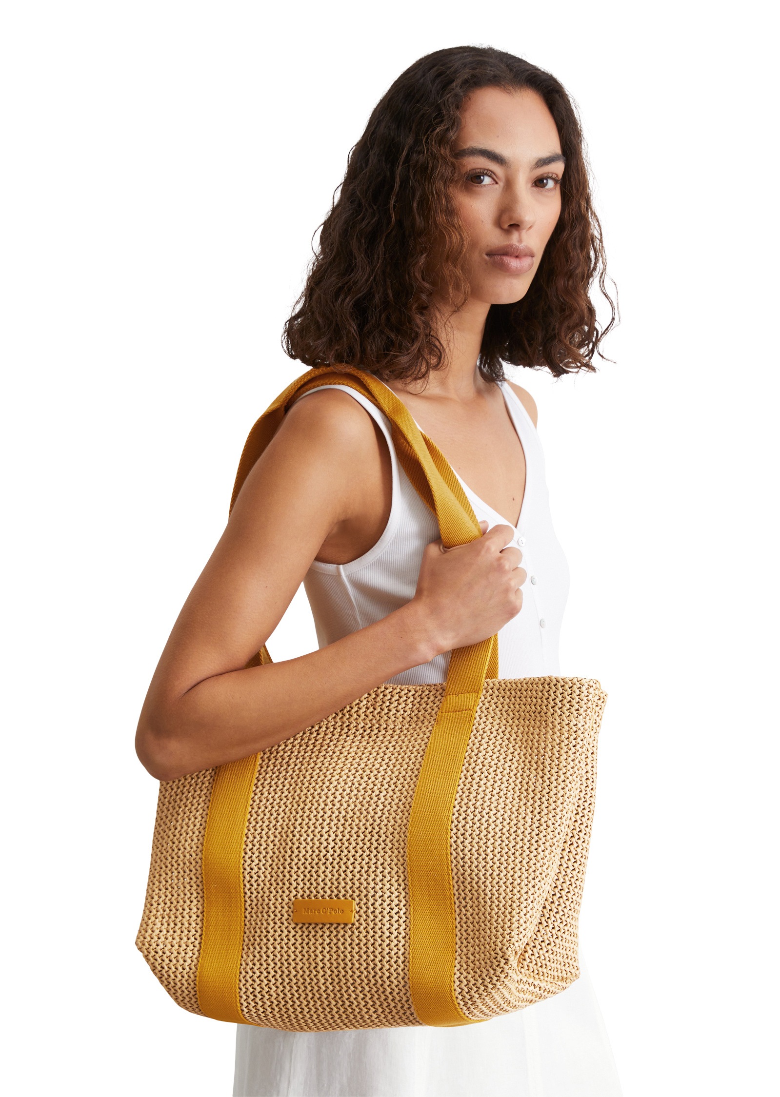 Marc O'Polo Shopper »in Crochet-Raffia-Bast-Optik«