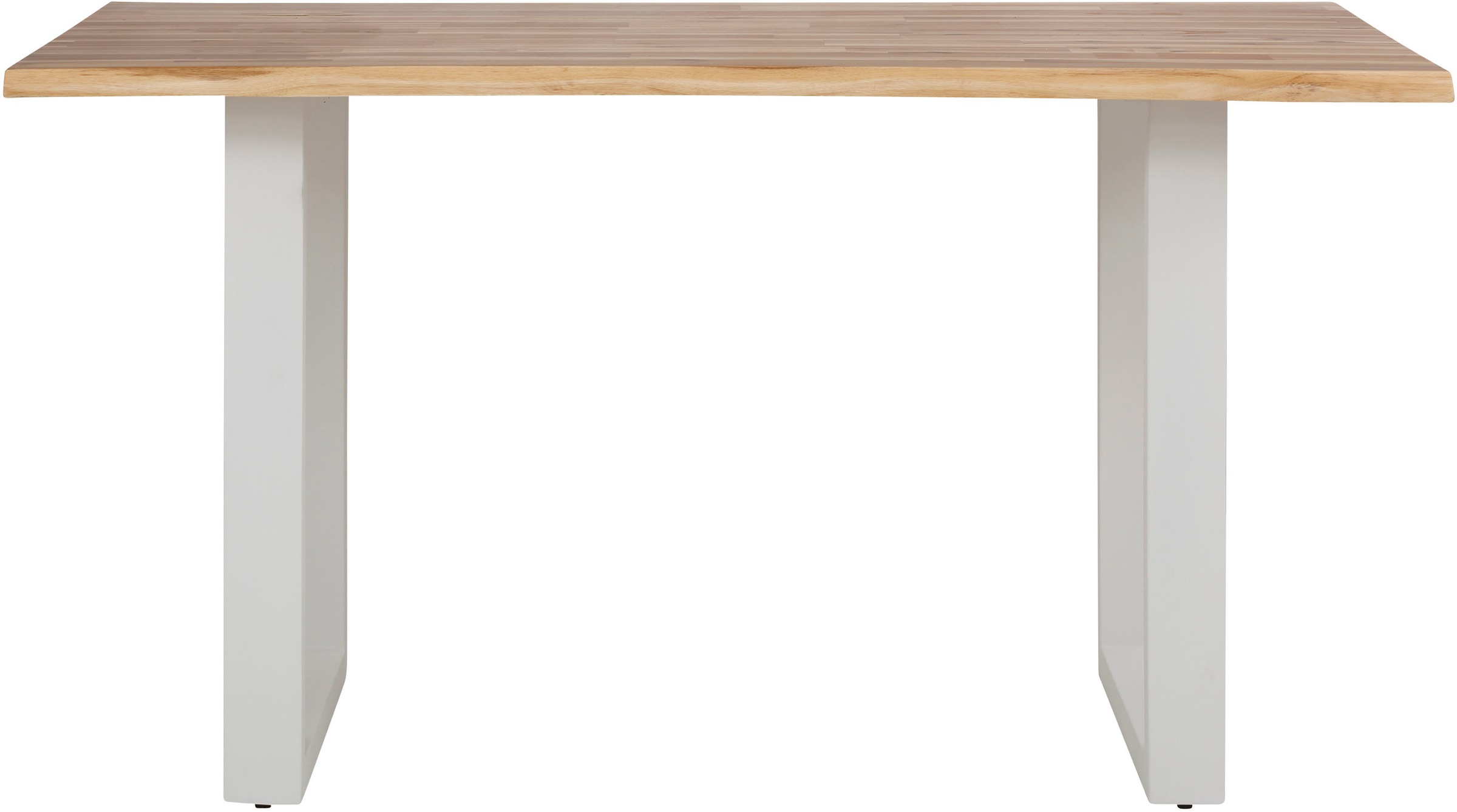 OTTO home Esstisch "Melody" Akazienholz, mit Metallfußgestell Breite 140 cm günstig online kaufen