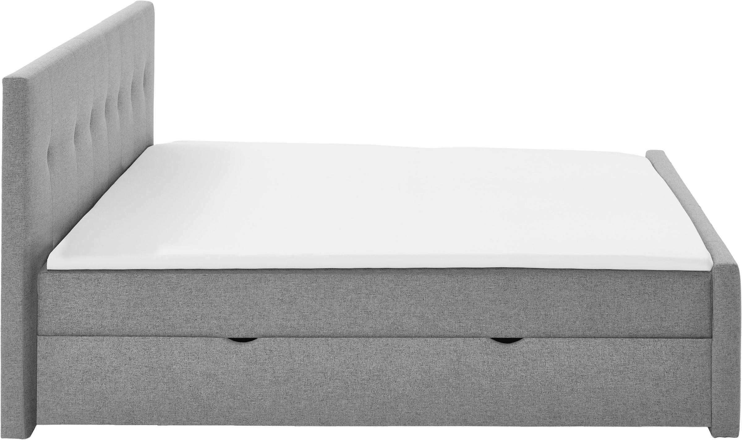 Home affaire »Tessaja, inkl. Bettkasten, in der Breite 180x200cm erhältlich« Kopf- und Fußteil gesteppt, inkl. Anti-Slip-Topper