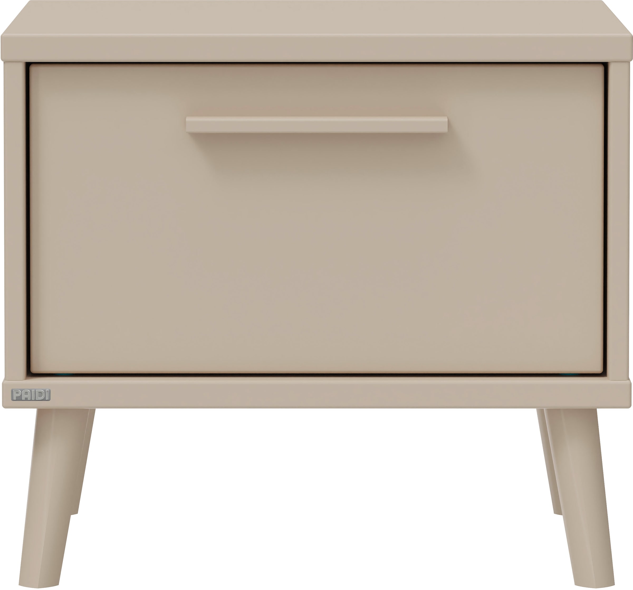 PAIDI Nachtkommode »EEFJE in Beige, Schublade mit Soft-Close, verschiedene Ausführungen« B/H/T ca. 48/43/41cm,  moderner und langlebiger Nachttisch aus Holz, geprüfte Qualität