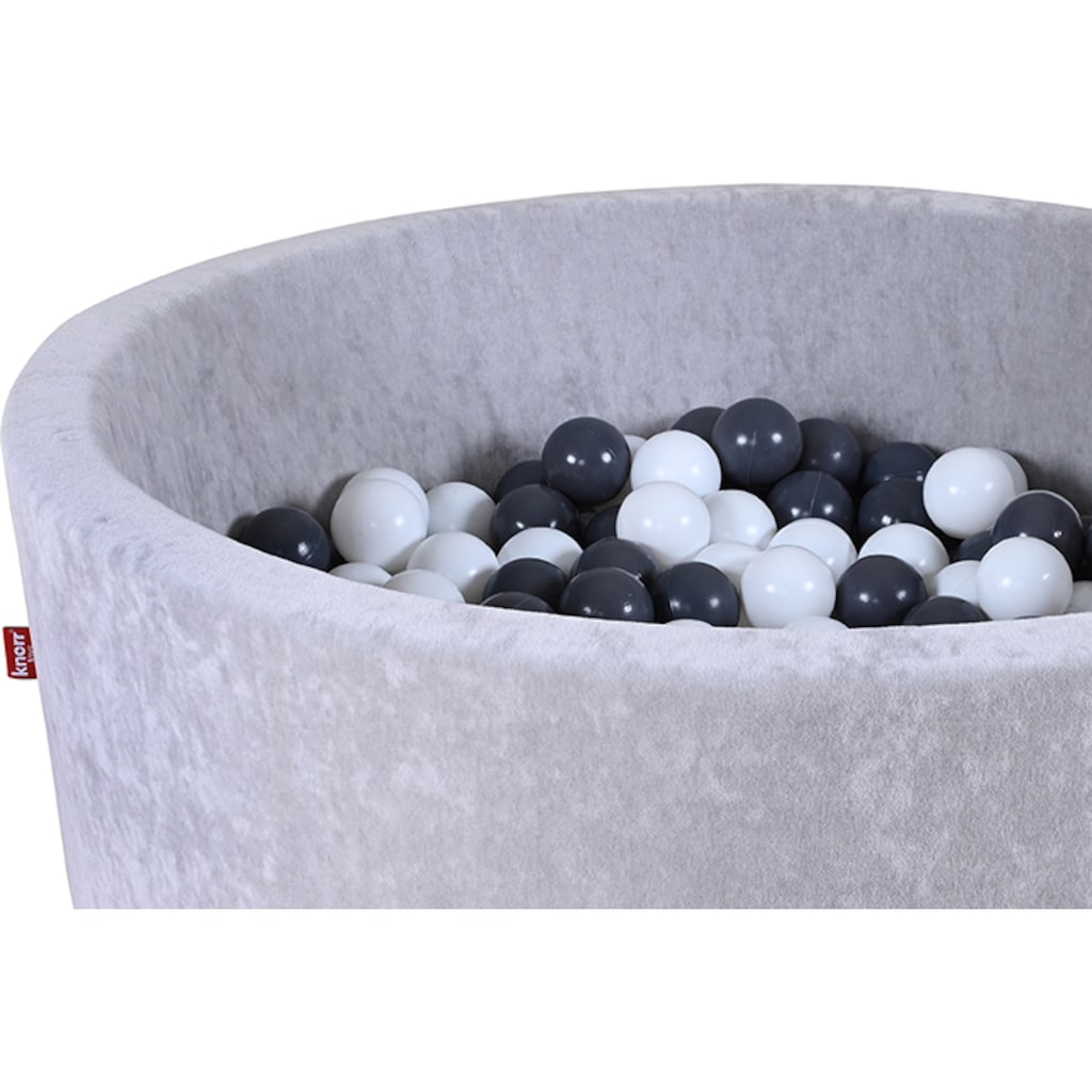 Knorrtoys® Bällebad »Soft, Grey«, mit 300 Bällen Grey/creme; Made in Europe