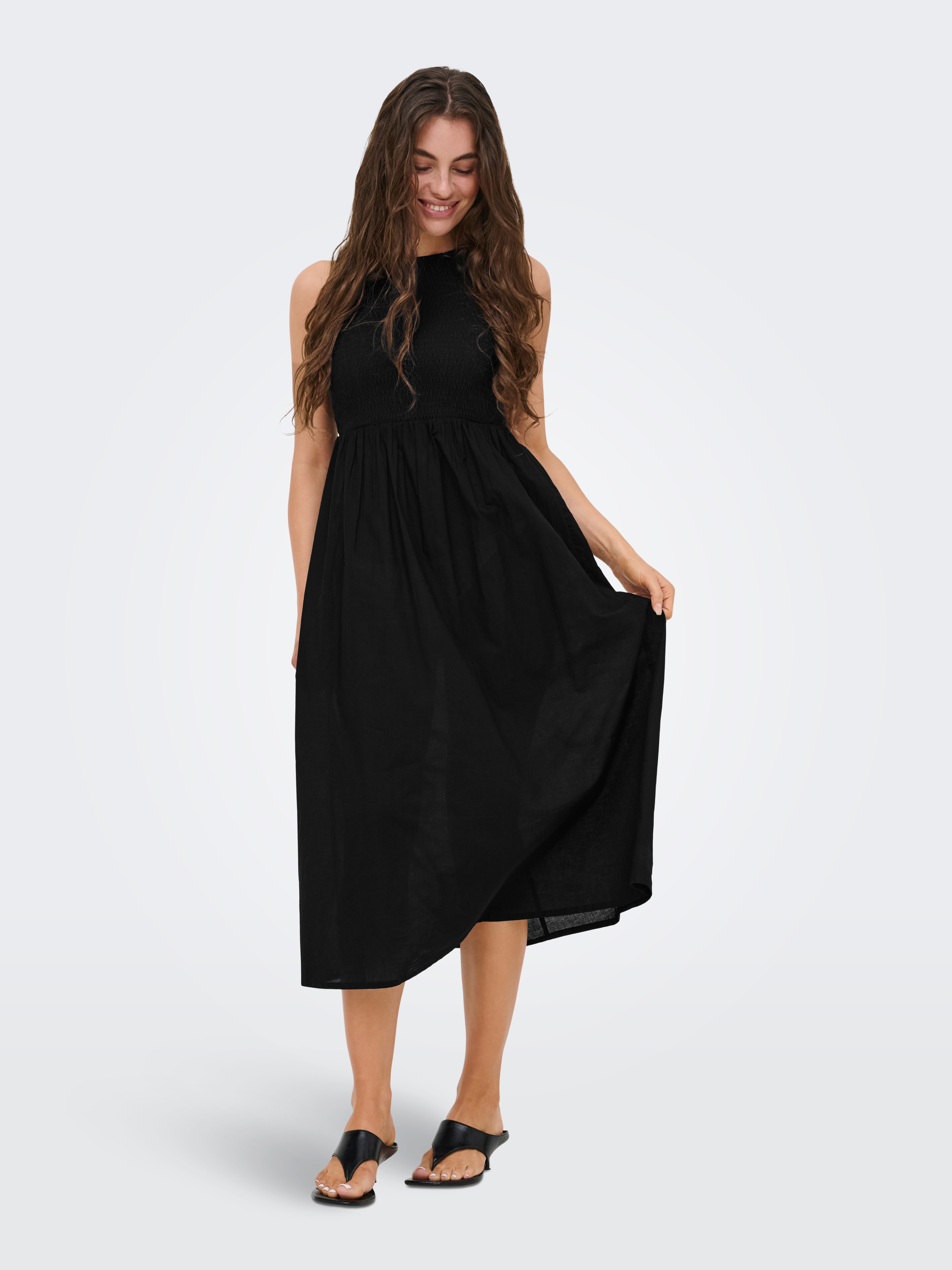 JDY "JDYDIEGO S/L SMOCK MIDI DRESS WVN NOOS"