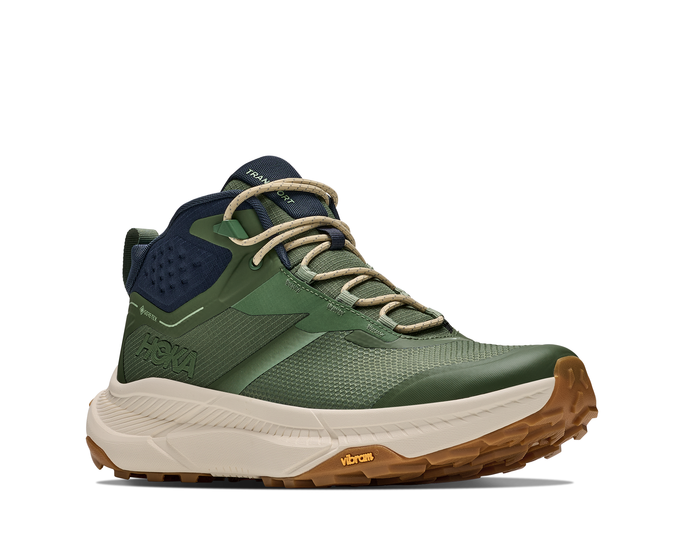 Hoka One One Wanderschuh "Transport Hike Gore-Tex" mit wasserdichter Membran, stark profiliertes Laufsohlenprofil