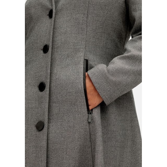 Sheego Kurzmantel »Große Größen«, in taillierter, ausgestellter Form für  bestellen | BAUR