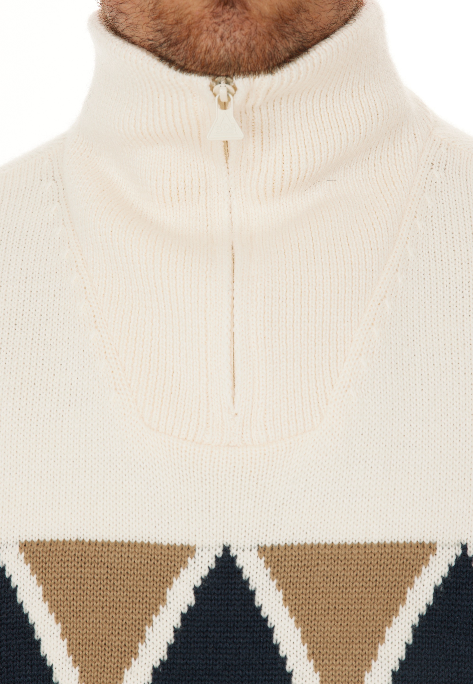 SOS Strickpullover »Aboda«, mit winddichter Innenschicht