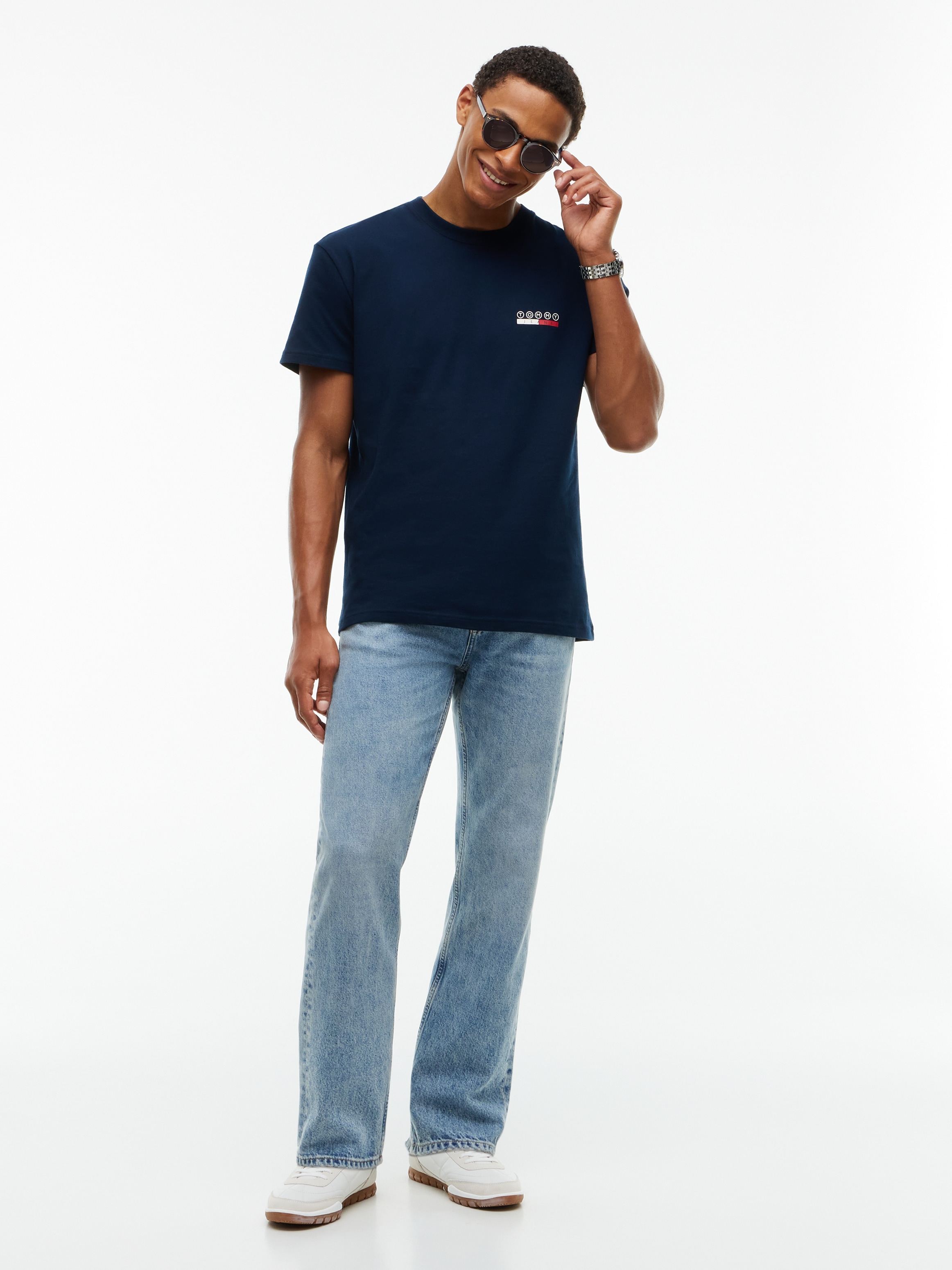 Tommy Jeans »REGULAR PLAY TEE« Regular fit mit Rundhalsausschnitt