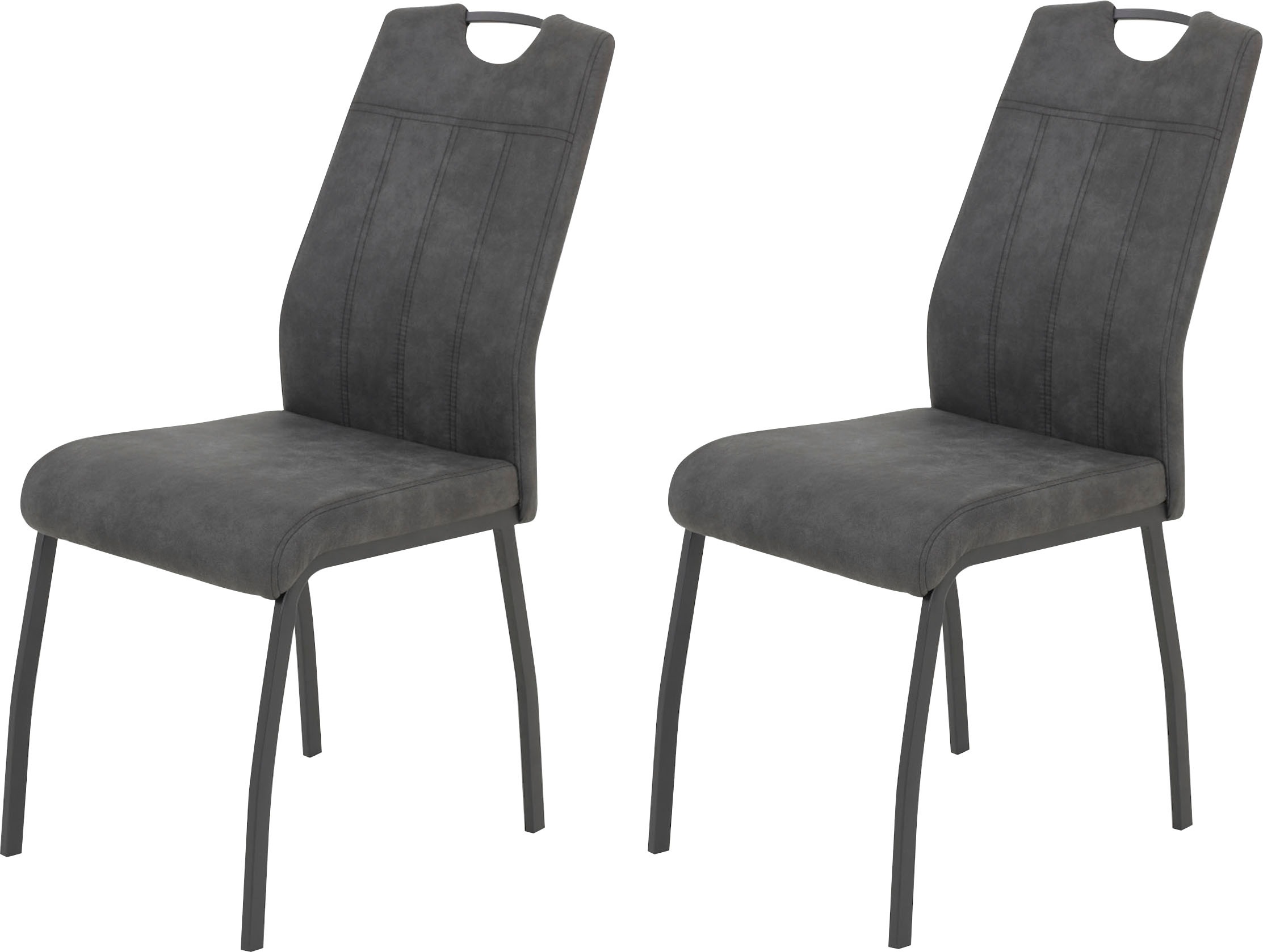 HELA Esszimmerstuhl »ELIF«, (Set), 2 St., Microfaser, 140 Kg Belastbar, Küchenstuhl