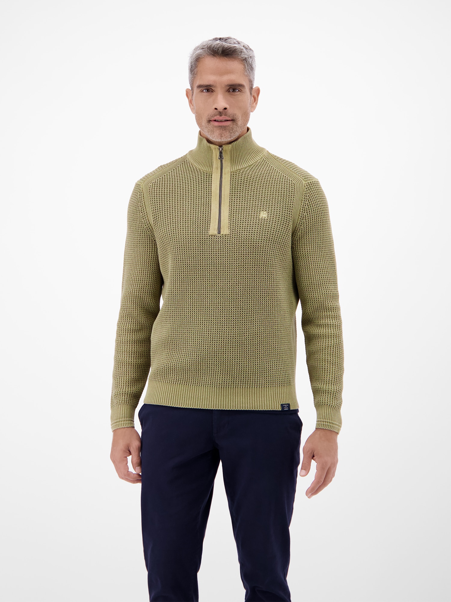 LERROS Strickpullover "Herren Troyer in Strukturqualität" günstig online kaufen