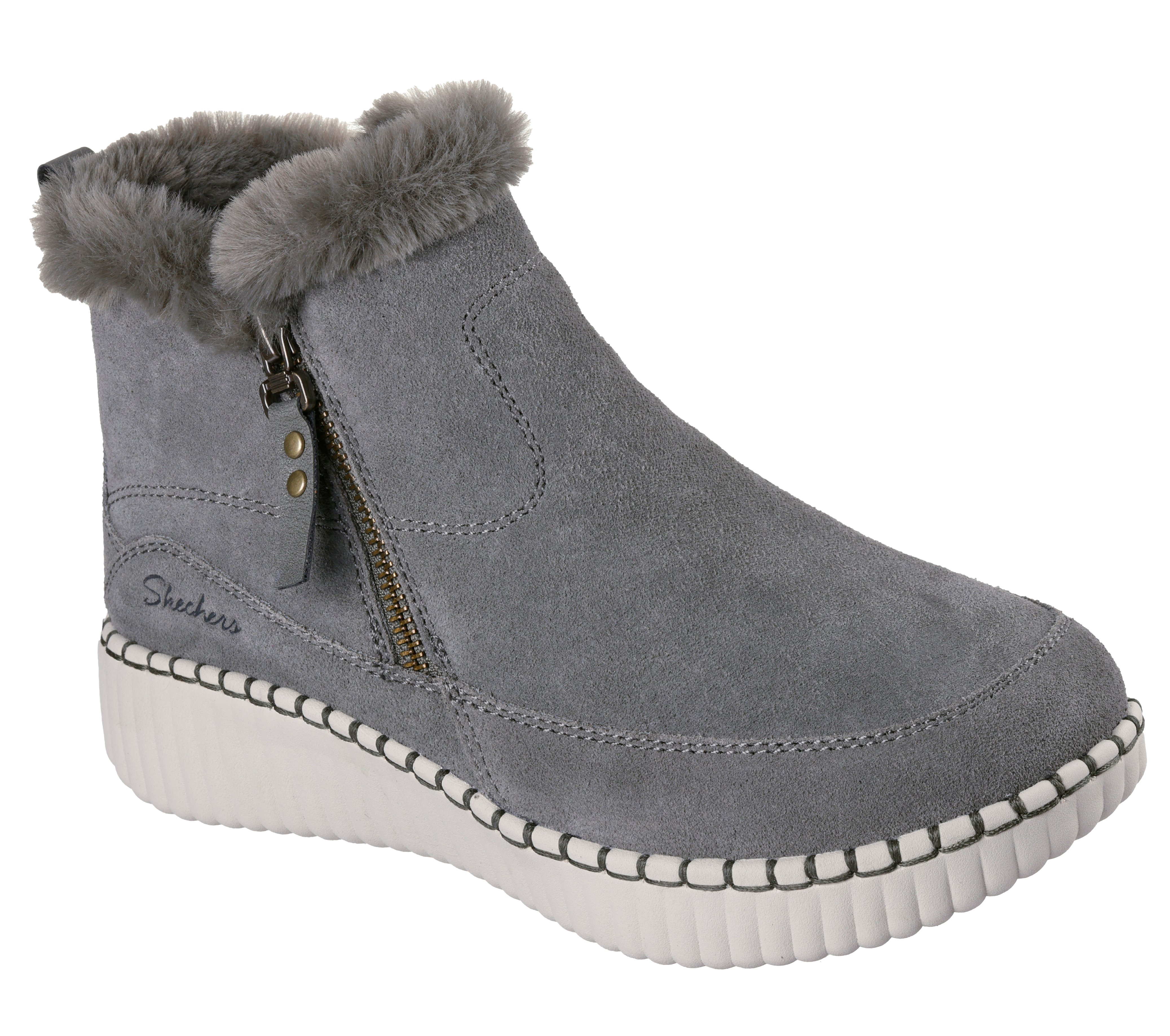 Skechers 1100000002199 "WILSHIRE BLVD-FRESH ZIP" Boots mit Reißverschluss