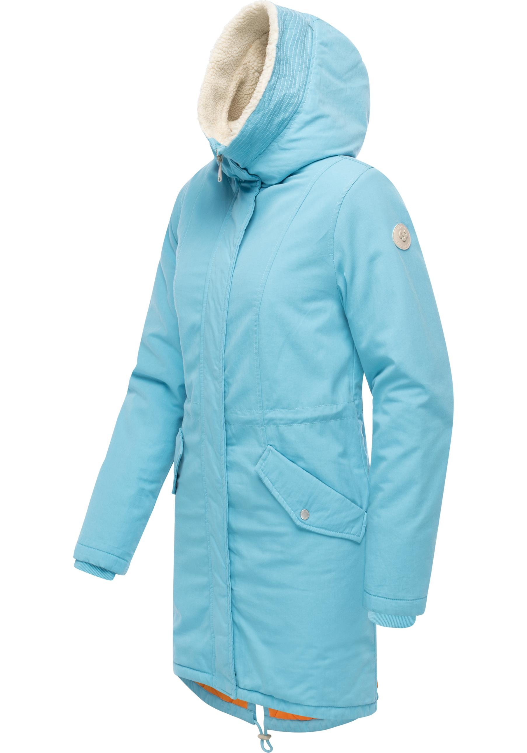 Ragwear Kurzmantel »Coogle YOUMODO« Kurzer Damen Wintermantel mit Rucksack-Trägern