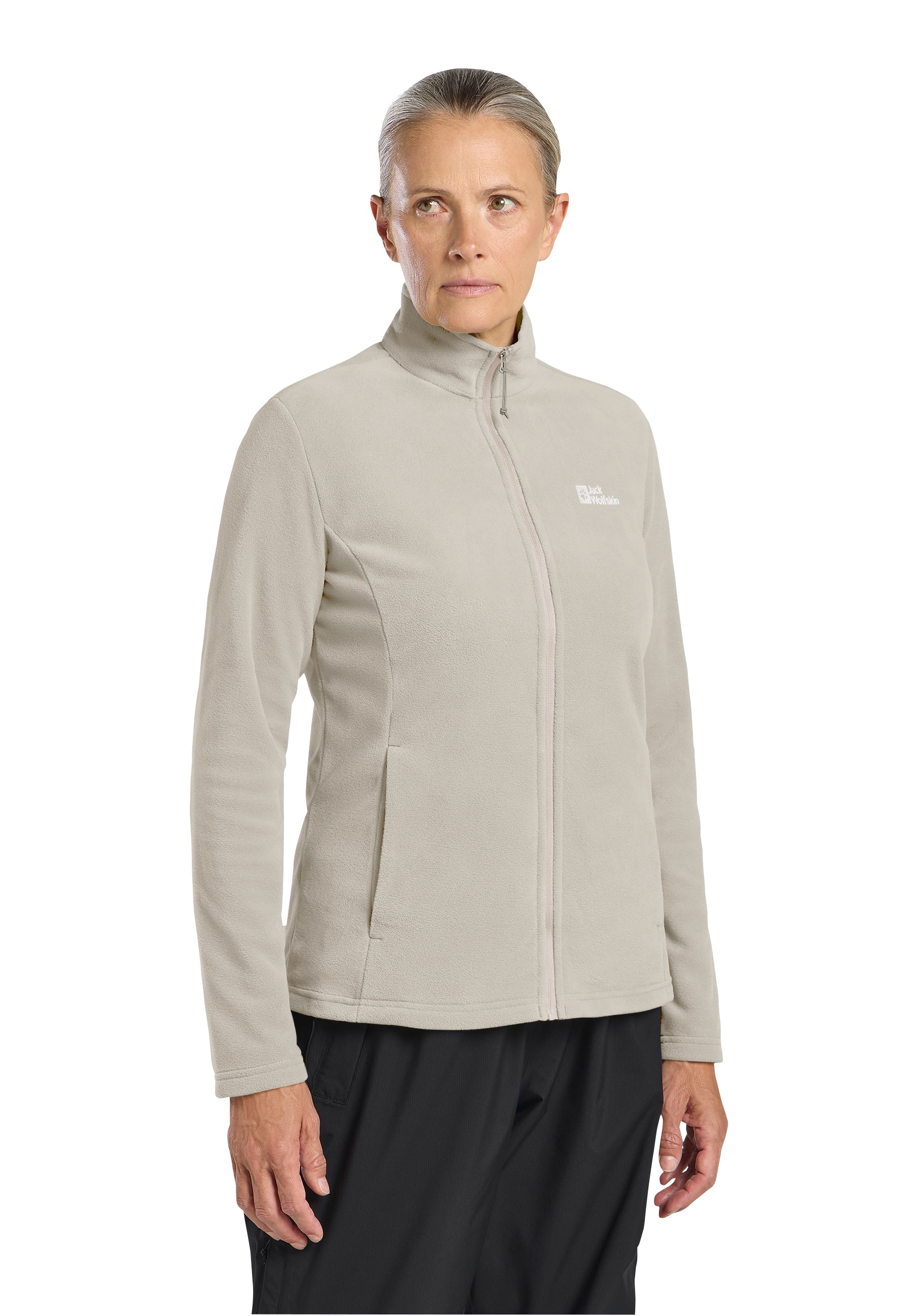 Jack Wolfskin Fleecejacke "TAUNUS" leichter, dehnbarer Midlayer, atmungsaktiver Tragekomfort