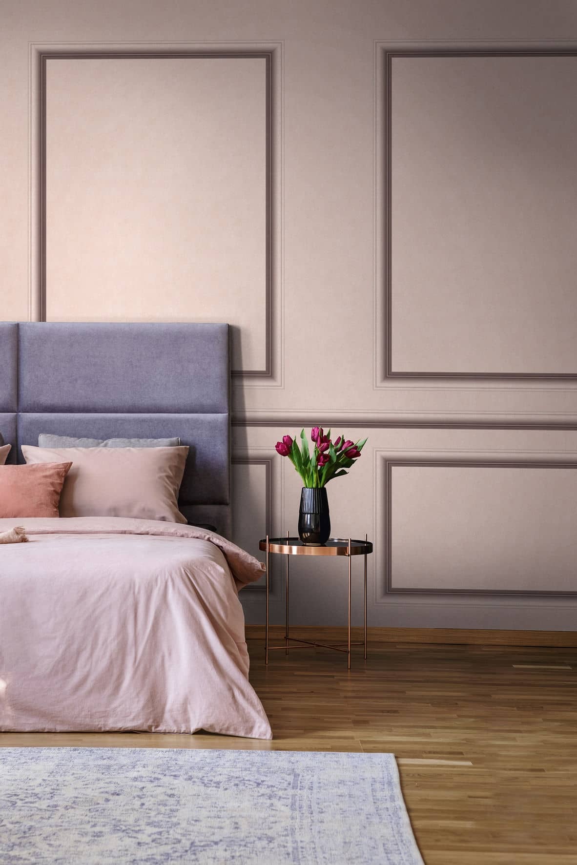 Marburg Vliestapete »Farbwelten«, unifarben mit Farbeinsatz, moderne Tapete für Wohnzimmer Schlafzimmer Küche