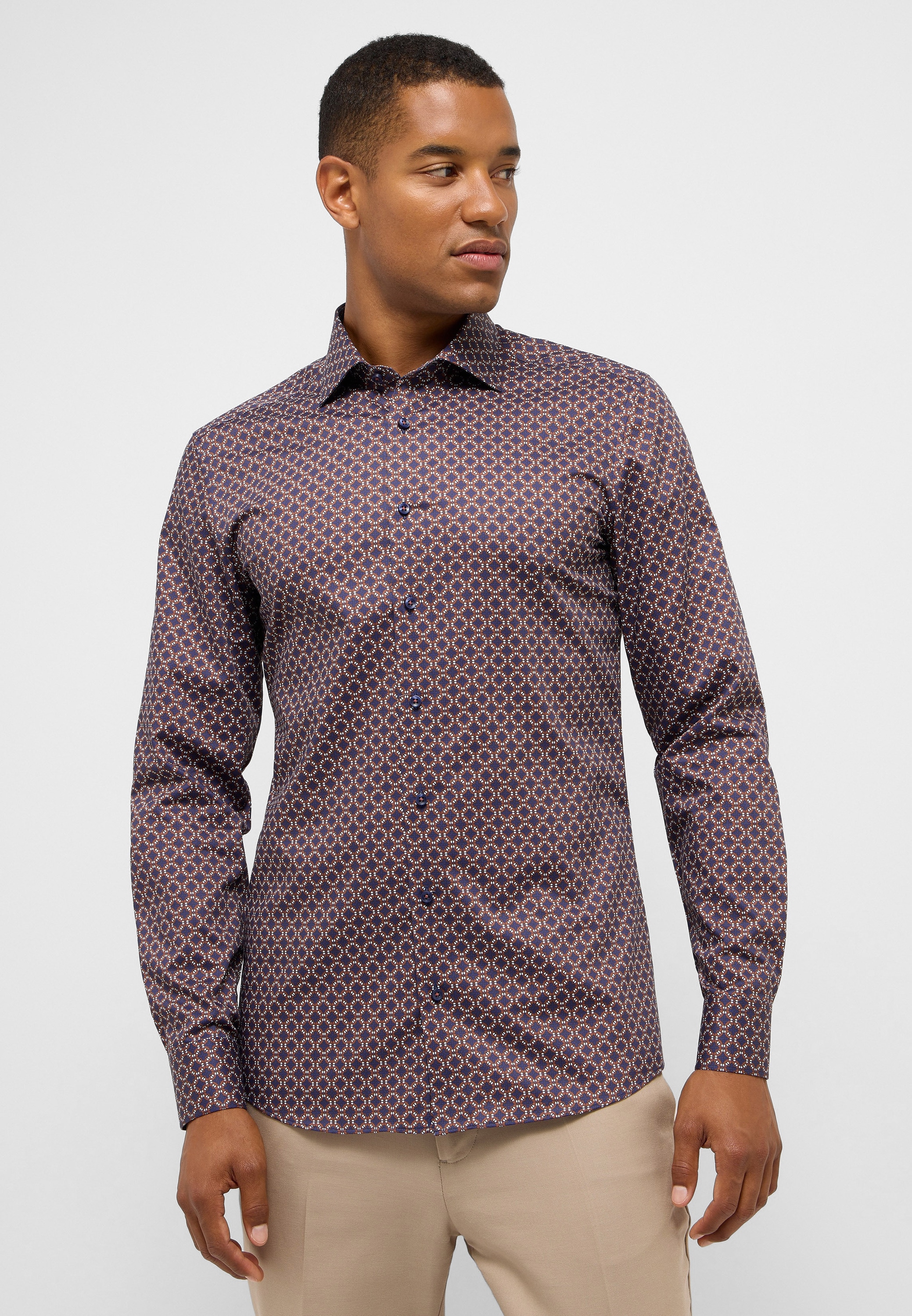 Eterna Langarmhemd "SLIM FIT", NON IRON (bügelfrei) günstig online kaufen