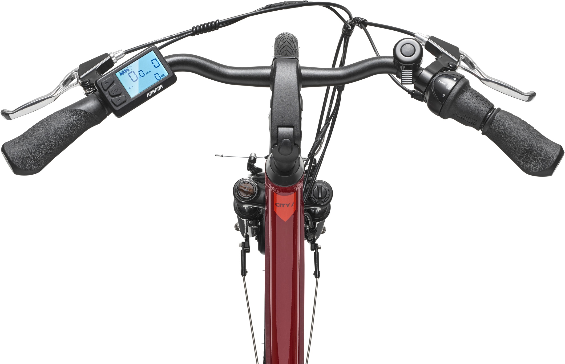 Telefunken E-Bike »Multitalent RC845«, 7 Gang, Shimano, Frontmotor 250 W, (28 Zoll, Straßenzulassung, ca. 100 km Reichweite), Pedelec, Elektrofahrrad für Herren u. Damen, tiefer Einstieg