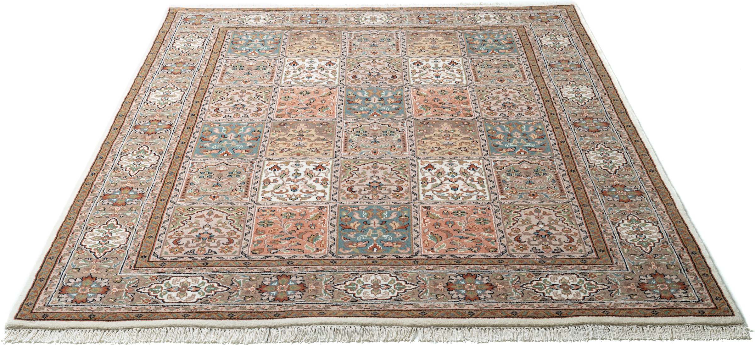 my home Wollteppich "Miray" rechteckig 12 mm Höhe reine Wolle, handgeknüpft günstig online kaufen