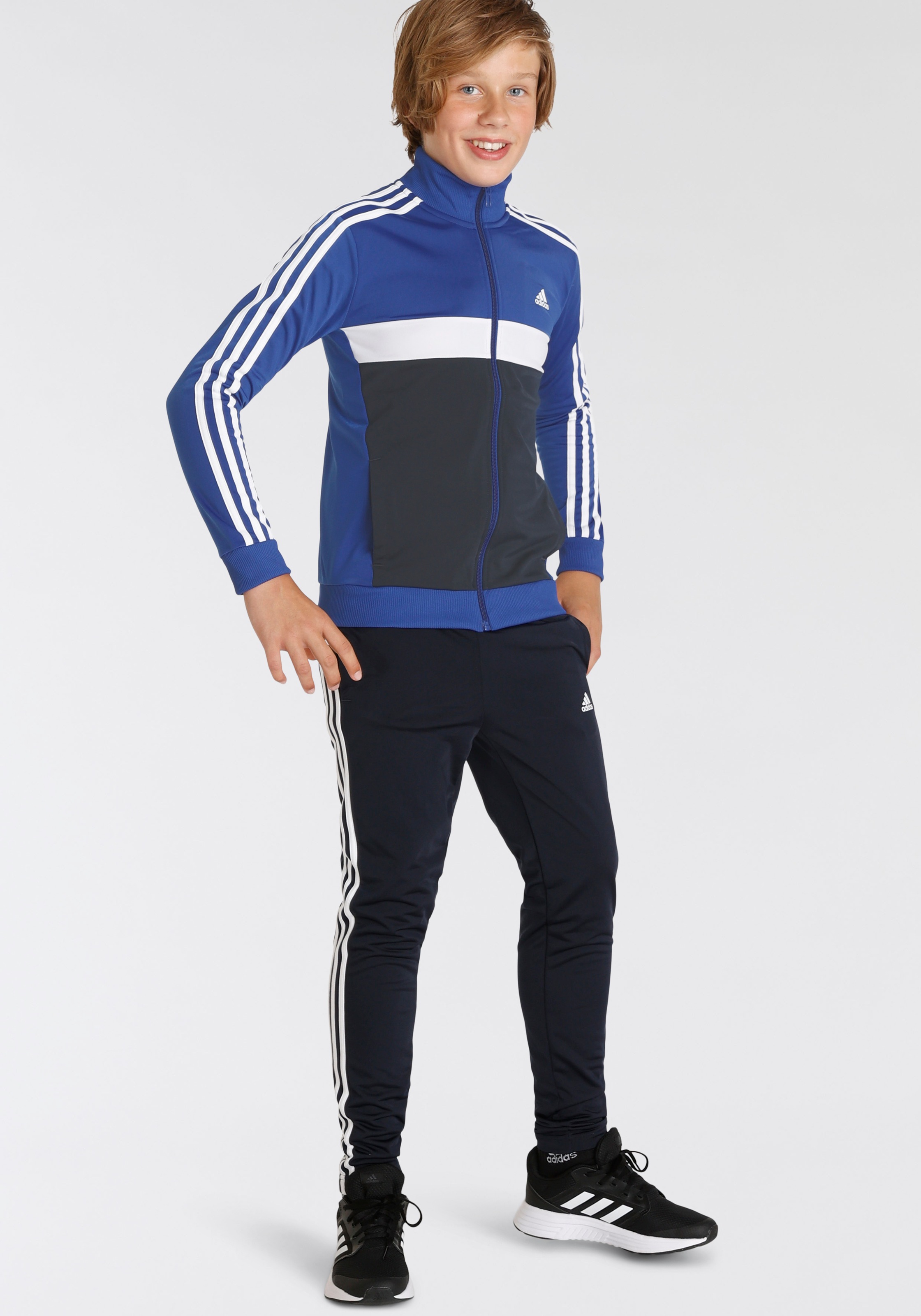 adidas Sportswear Trainingsanzug »ESSENTIALS 3-STREIFEN TIBERIO«, (2 tlg.)  | BAUR