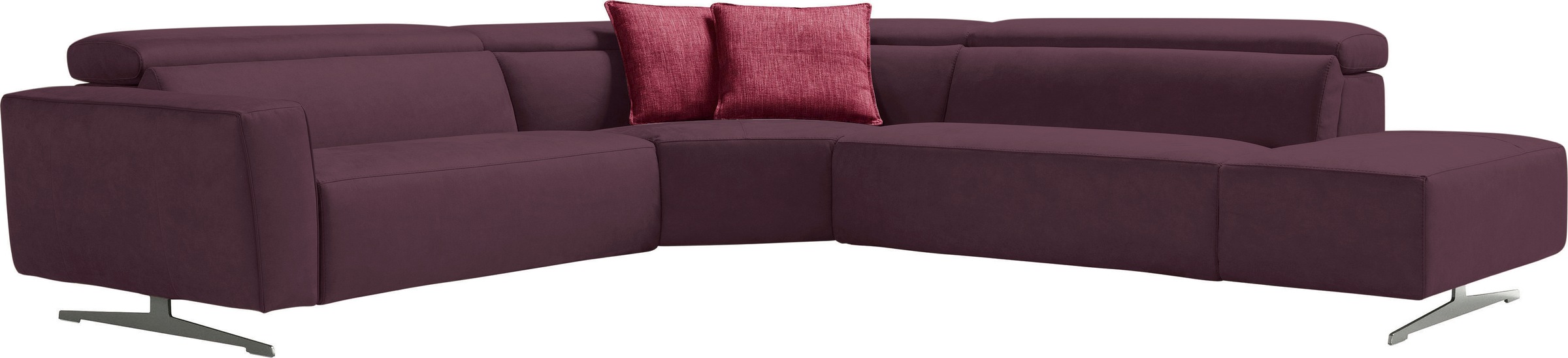 Egoitaliano Ecksofa "Stefanie-e, Designsofa der Extraklasse, bequem mit hoh günstig online kaufen