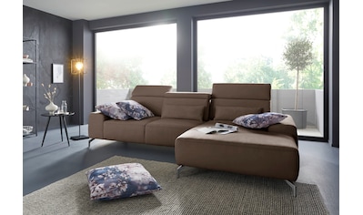 sit&more Ecksofa, Fußhöhe 15 cm, inklusive Sitztiefenverstellung und... kaufen sit&more Ecksofa, Fußhöhe 15 cm, inklusive Sitztiefenverstellung und... kaufen