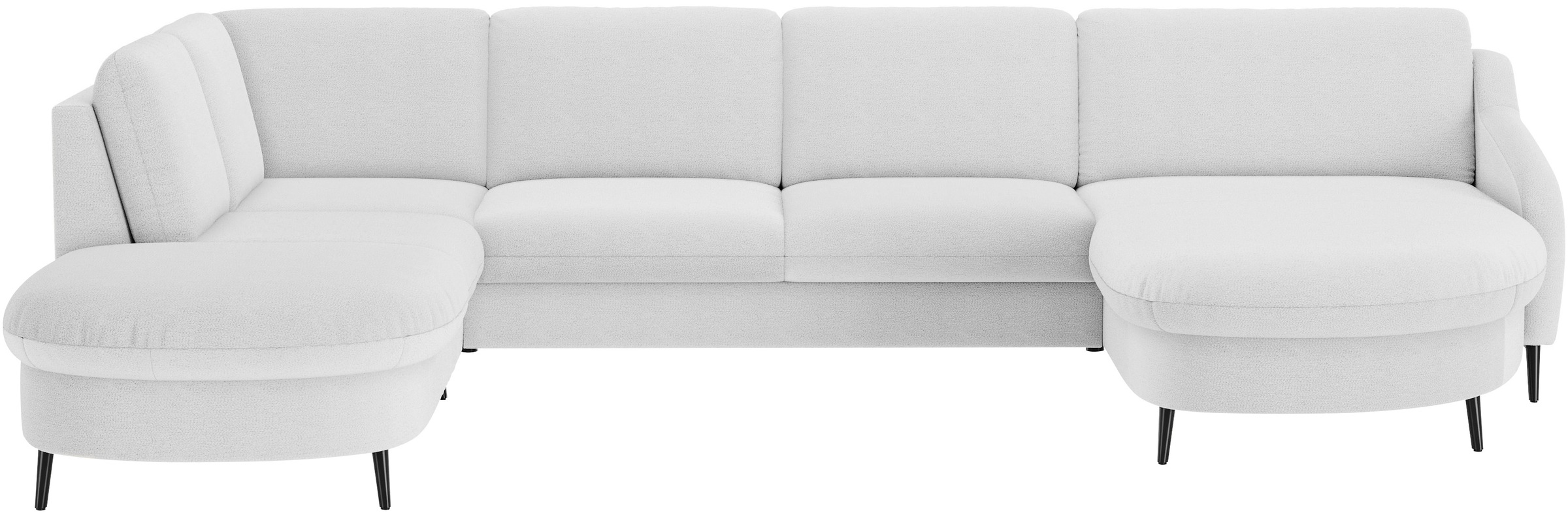 sit&more "Soul U-Form" wahlweise mit Bett und Bettkasten