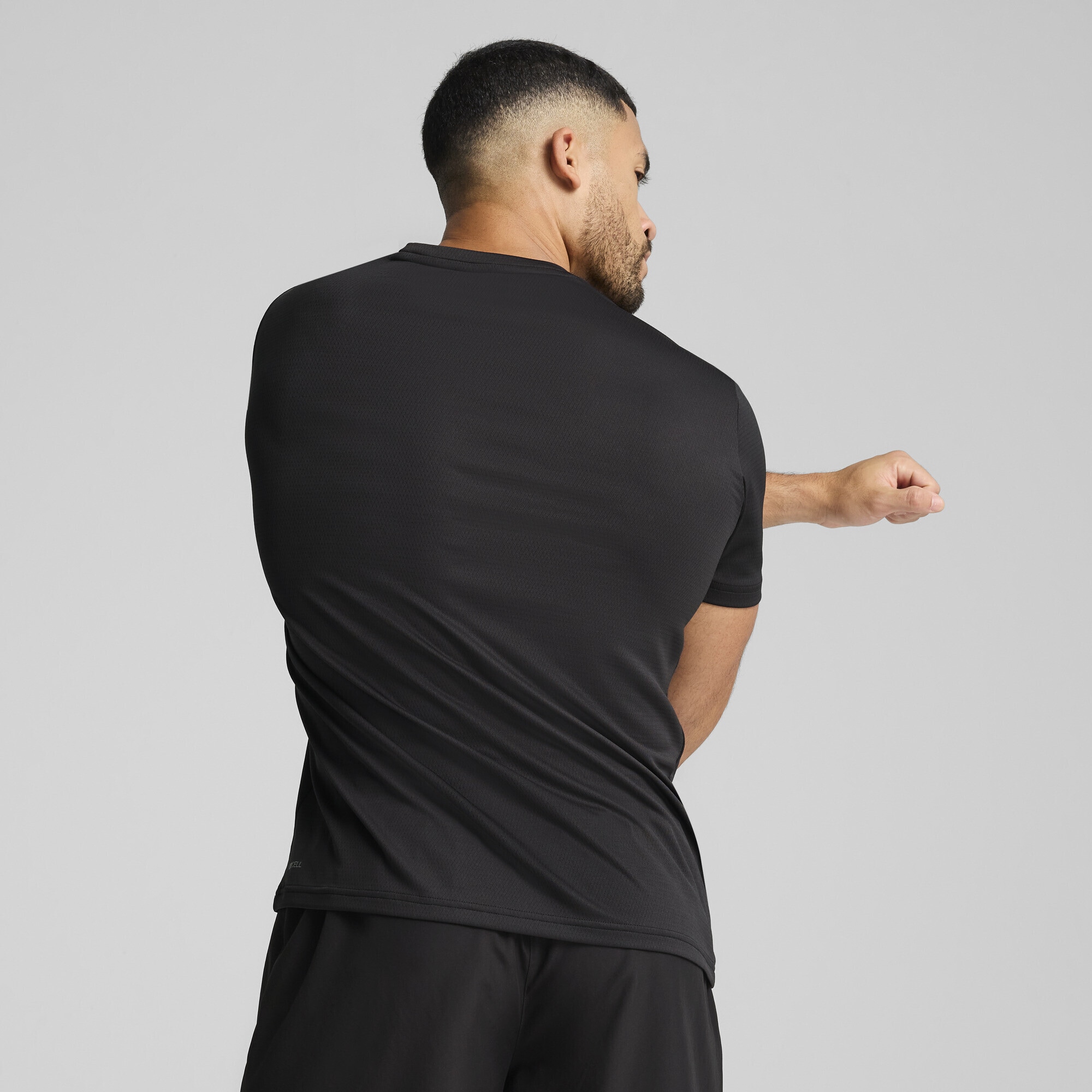 PUMA Trainingsshirt »Train All Day Essentials Poly Texture T-Shirt Herren«
