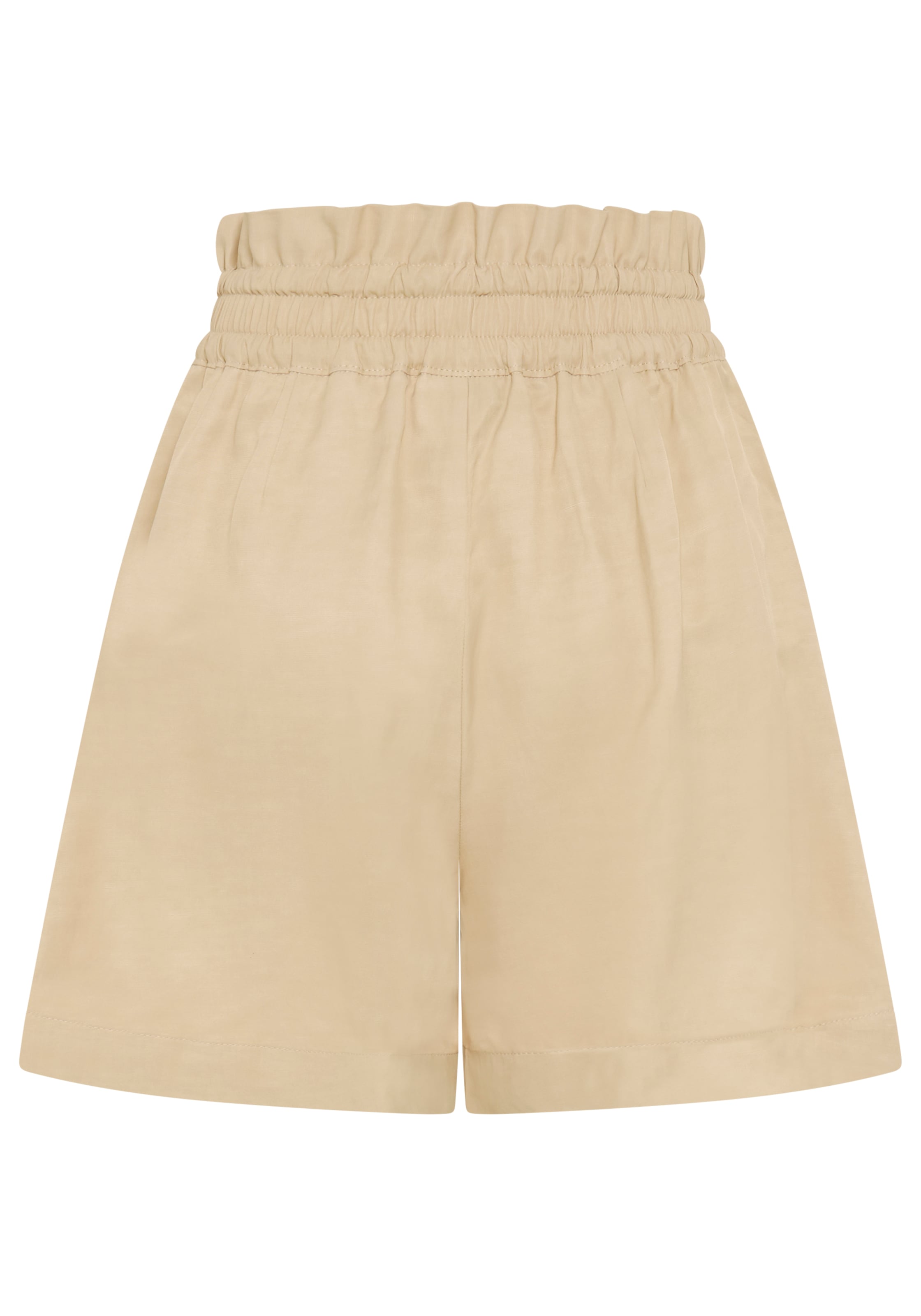 BOSS ORANGE Shorts »Tacolina Premium Damenmode«  High Waist mit doppeltem Bindeband, Paperbag-Look