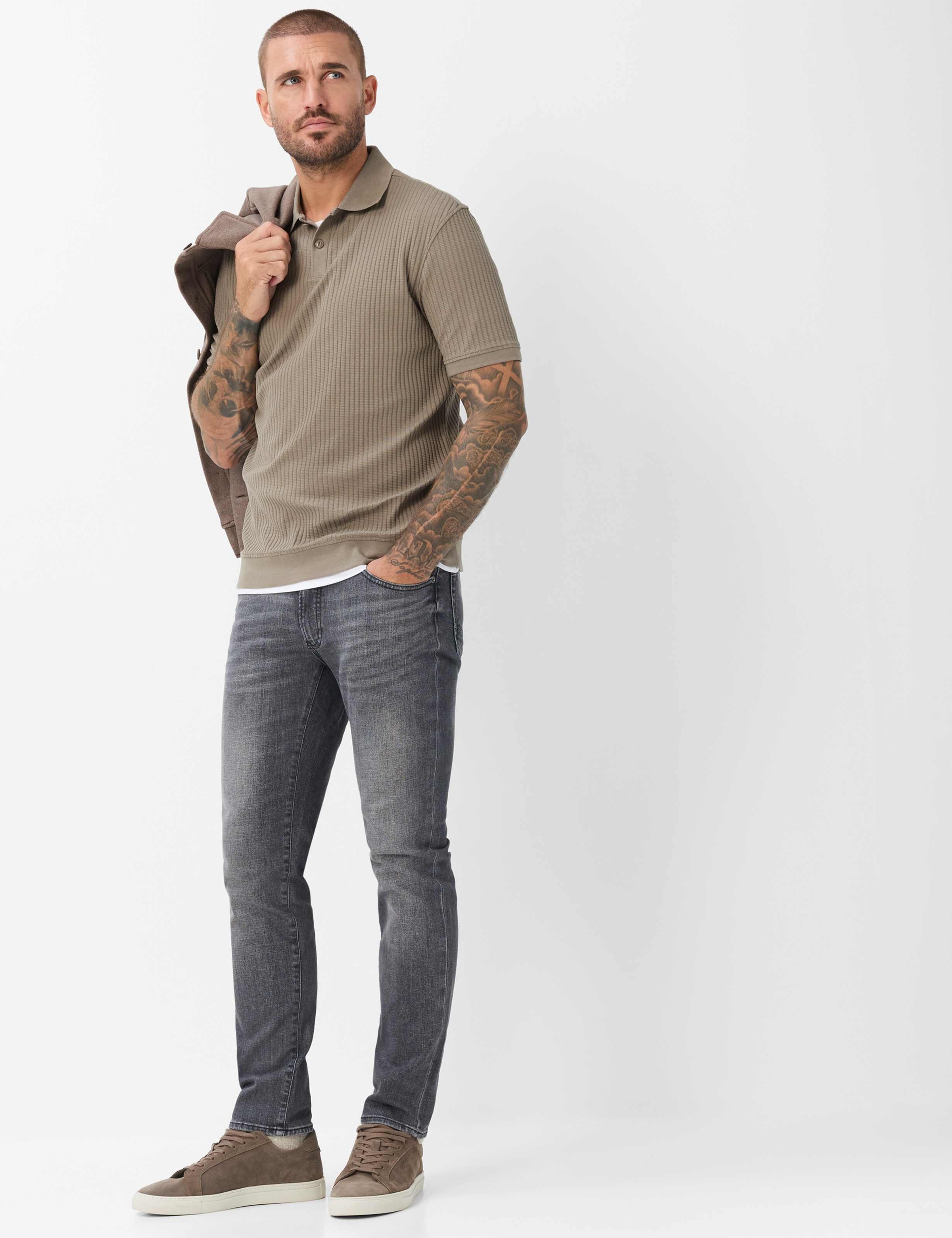 Brax Poloshirt »Style PINO« Knitted Jersey: Poloshirt im Baumwollmix