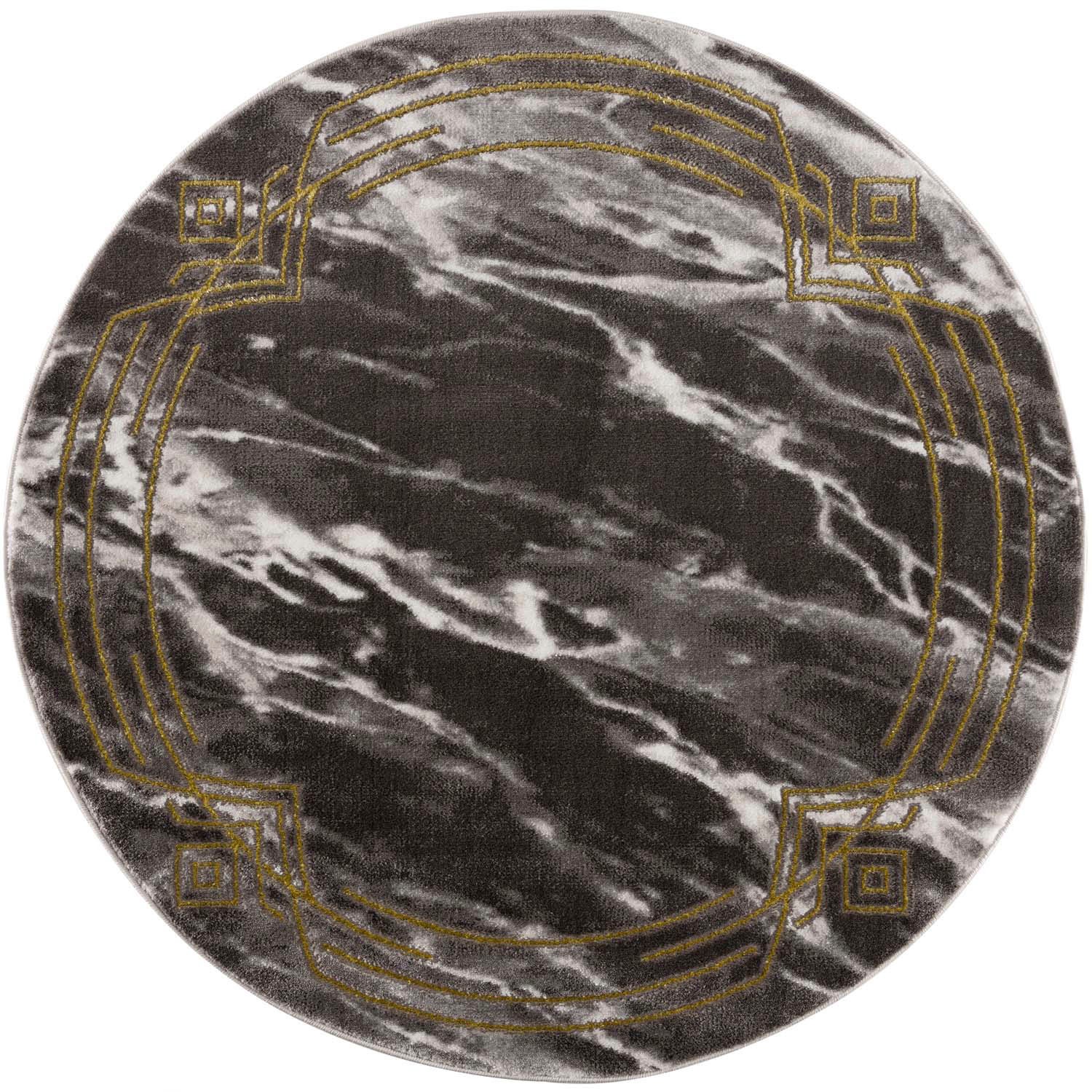 Carpet City Teppich "Noa 9297" rund 11 mm Höhe Kurzflor, Modern, Weicher Fo günstig online kaufen