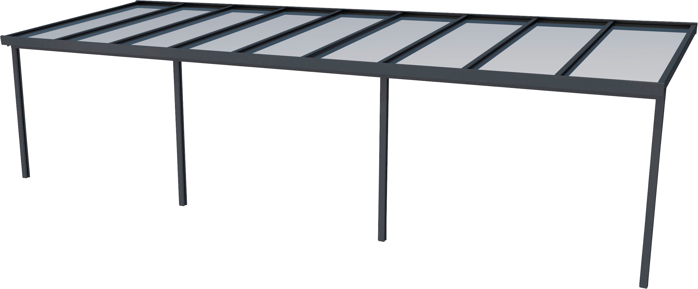 GUTTA Terrassendach "Premium", BxT: 914x306 cm, Dach Polycarbonat bronce