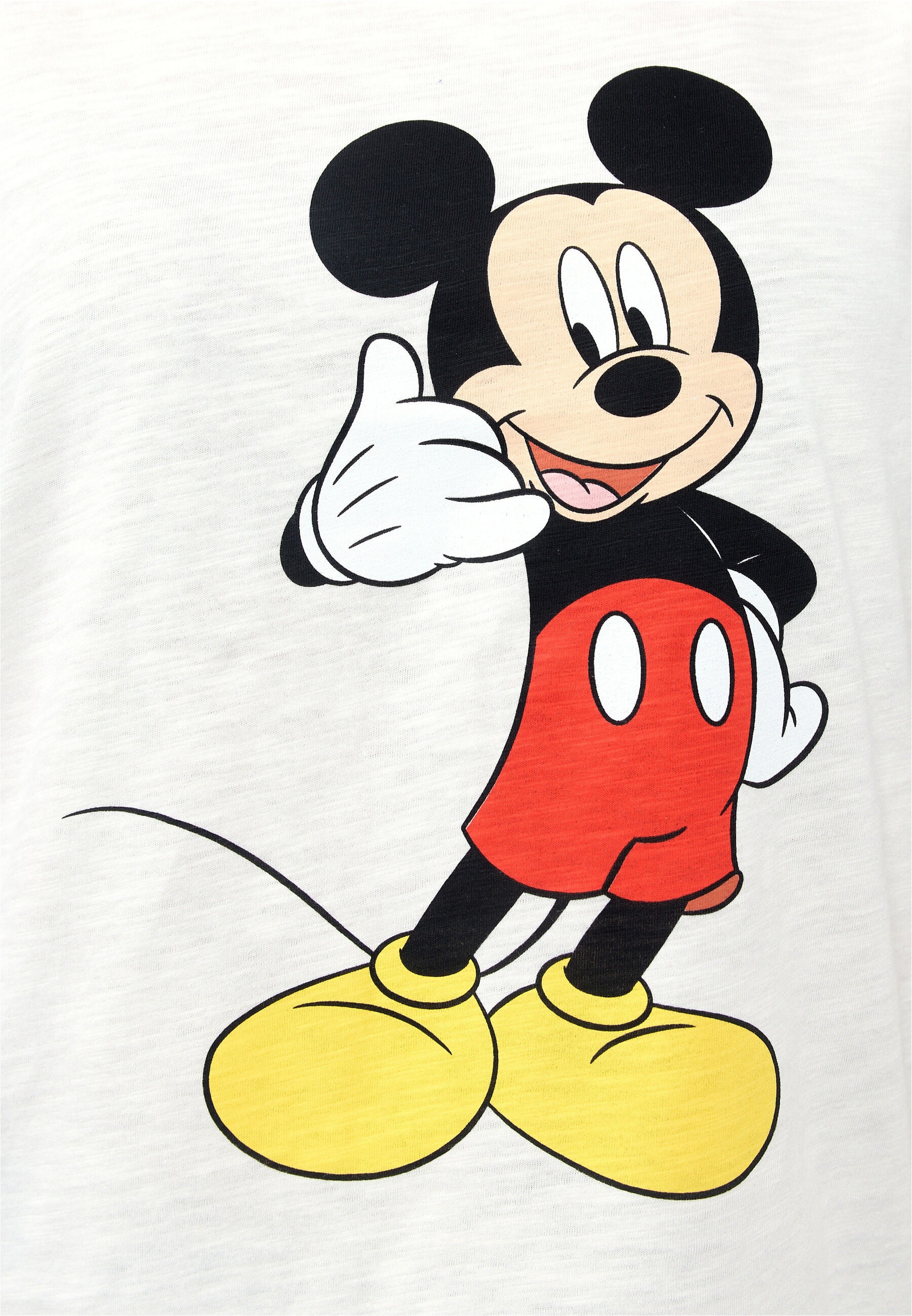 Recovered T-Shirt »Mickey Mouse Phone«, (1 tlg.), mit niedlichem Frontprint