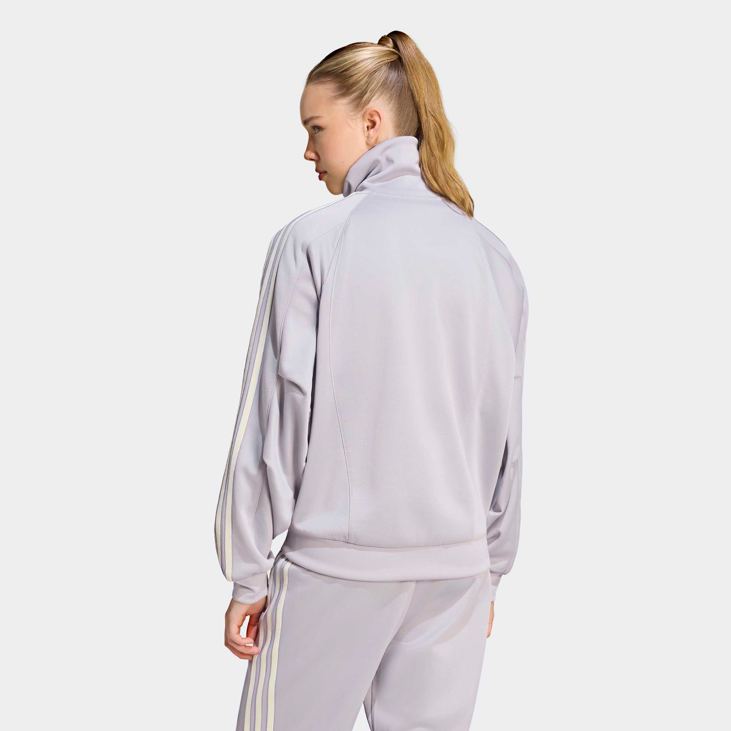 adidas Sportswear Trainingsjacke »STADIUM PIQUE LOOSE FIT TRACK« sportlicher Stil, aus Polyester und Baumwolle