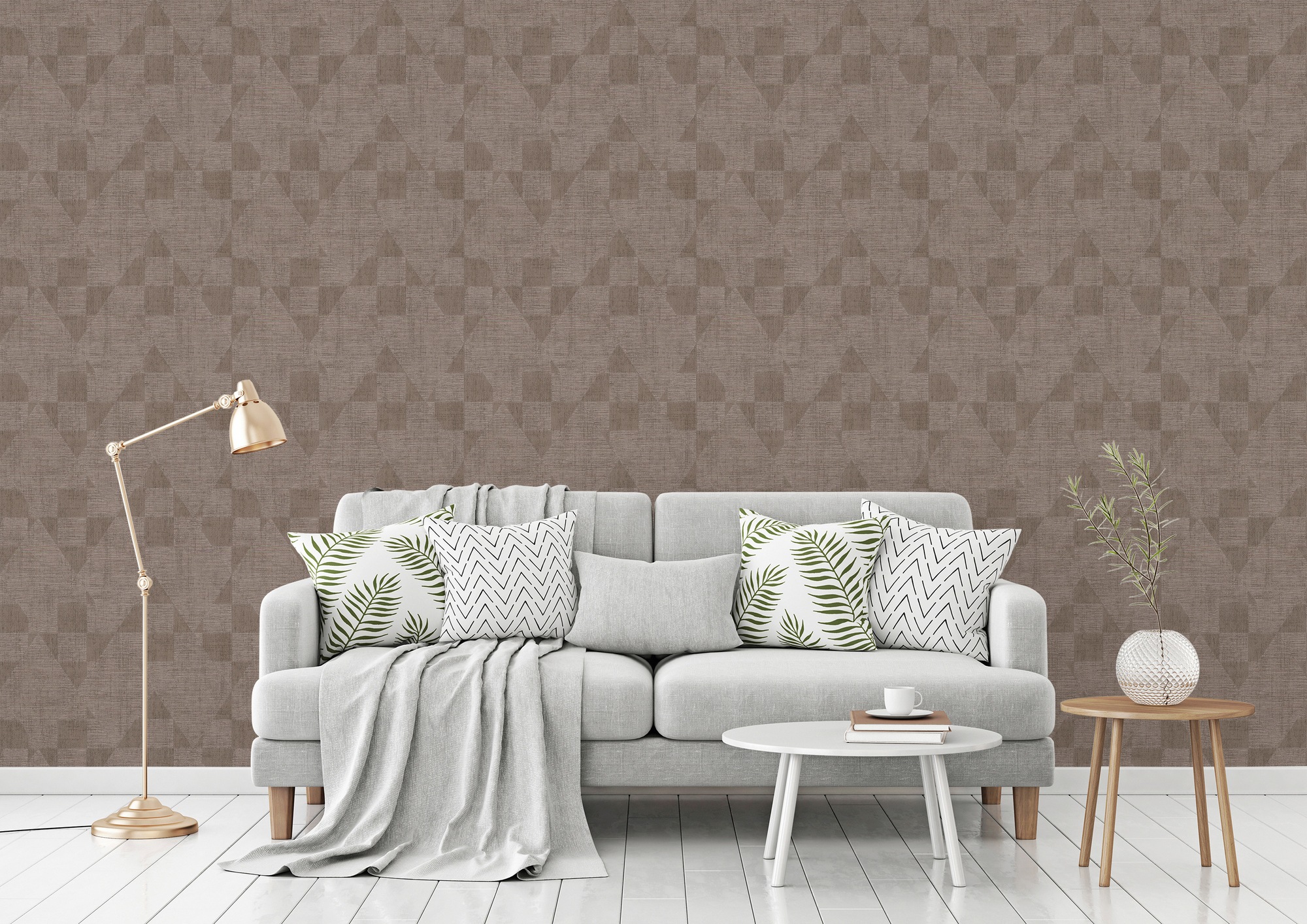 living walls Vliestapete »Titanium«, geometrisch-grafisch-Motiv, Tapete Geometrisch Tapeten Wohnzimmer Schlafzimmer Küche modern Design
