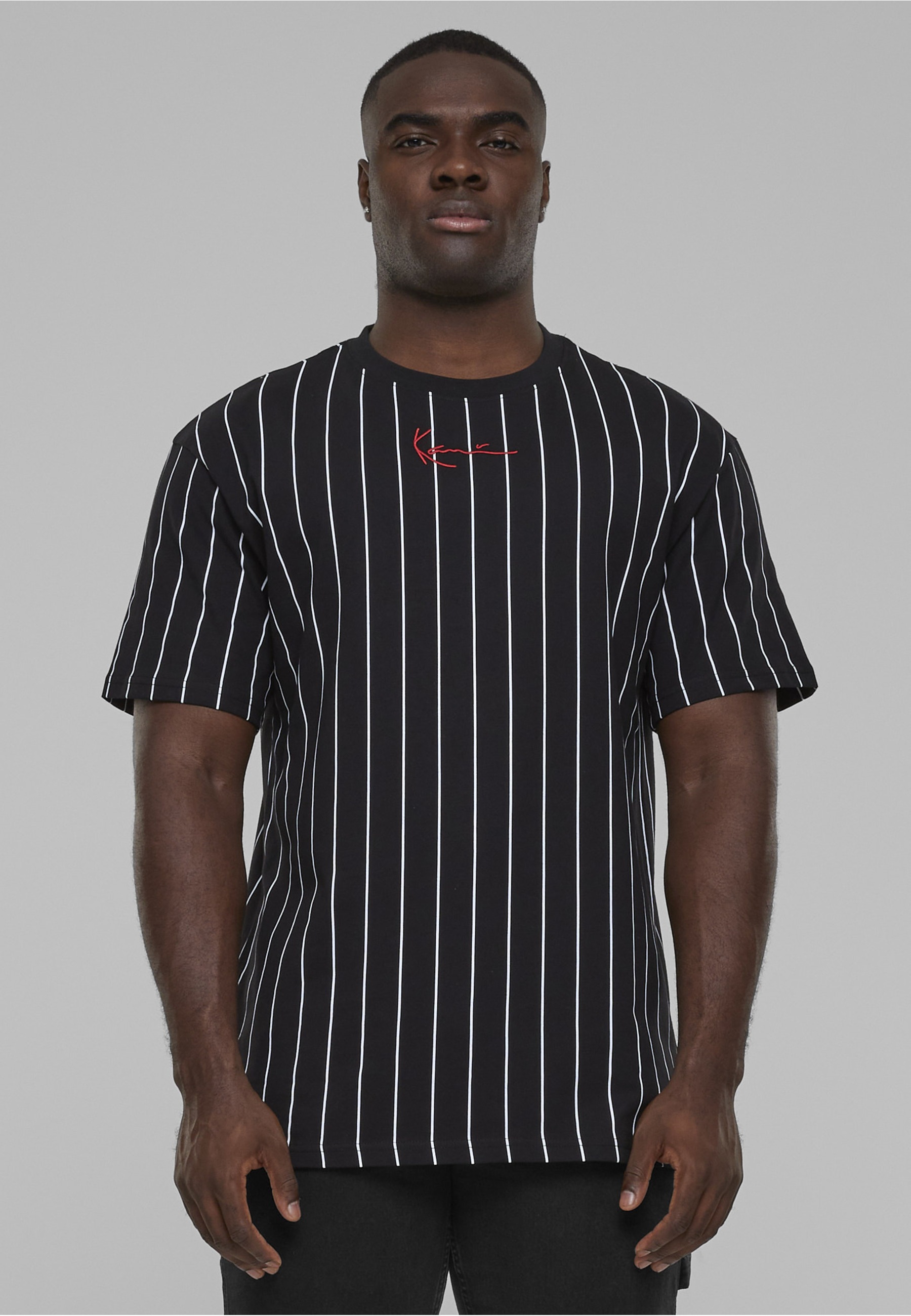 Karl Kani T-Shirt »Karl Kani Herren KM222-101-1 KK 2-Pack Pinstripe + Essential Tee« 1 Stk.