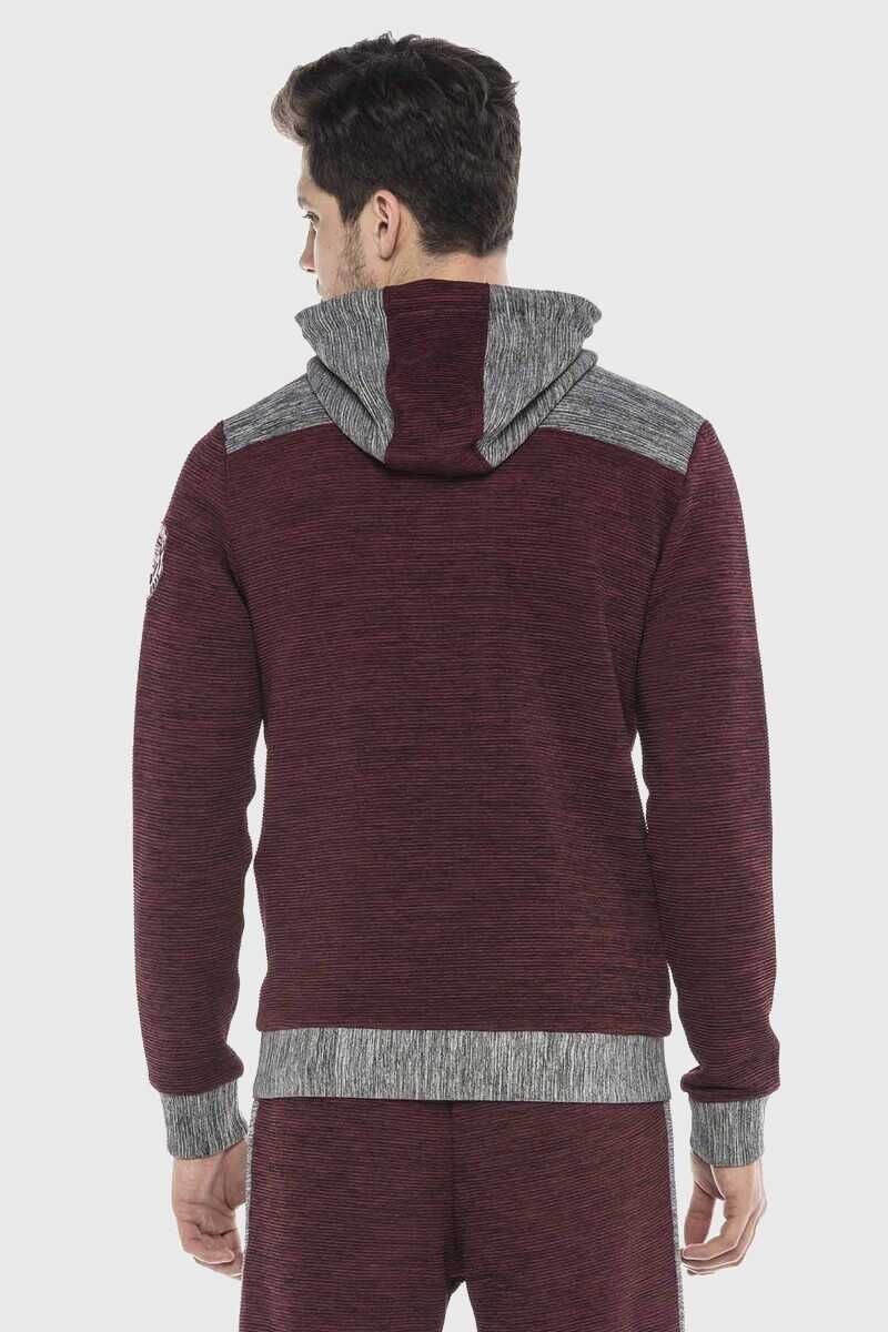Cipo & Baxx Kapuzensweatshirt »Sweatshirts«, 1 Stk. mit Zipper und Konstrast-Look
