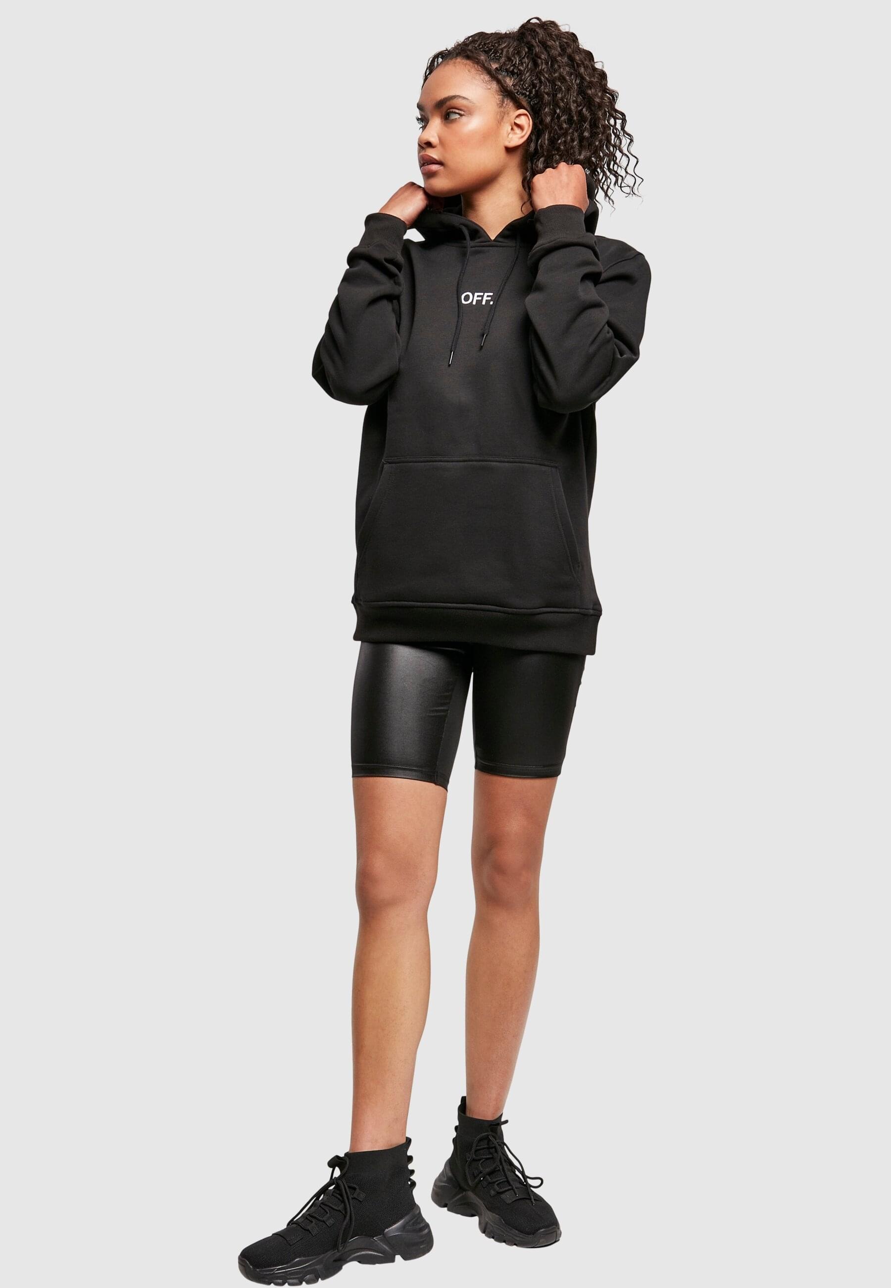 MisterTee Rundhalspullover »MisterTee Damen Ladies OFF Hoody«, (1 tlg.)