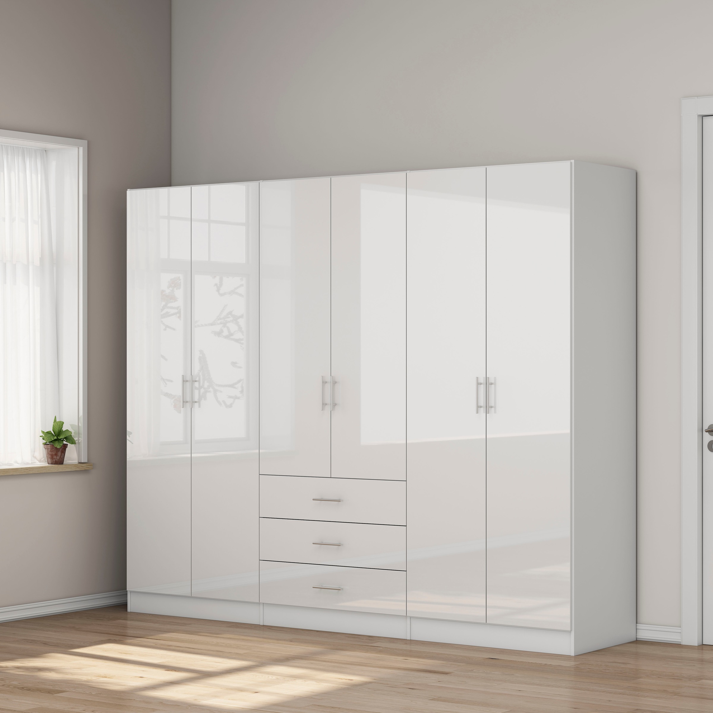 OTTO home Kleiderschrank »Trento Schlafzimmerschrank Garderobe hochglanz Bestseller«