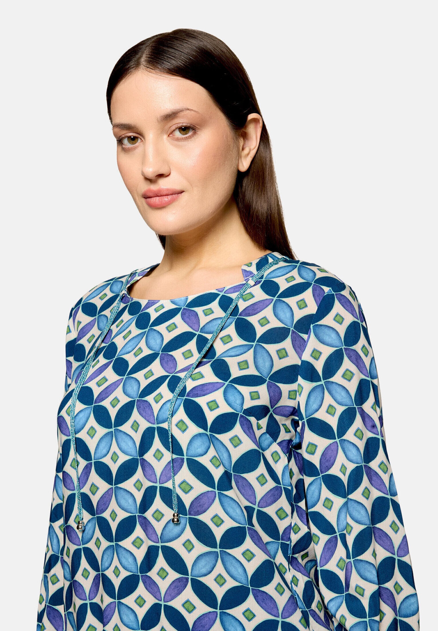 Cartoon Shirtbluse »Damen mit Schnürung«