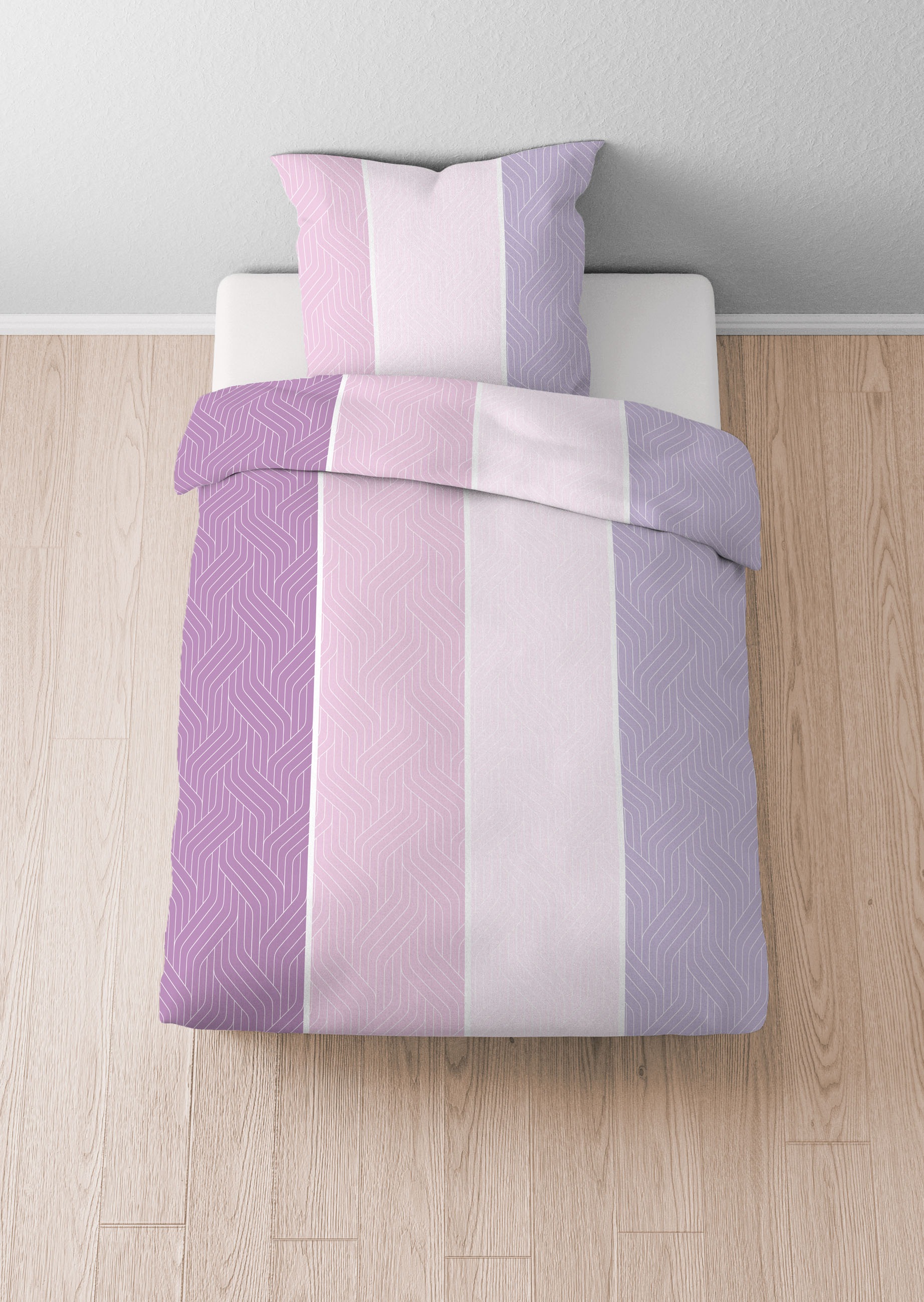 Castell - Markenbettwäsche Bettwäsche "0260992" 2 Stk. tlg. absolut bügelfr günstig online kaufen