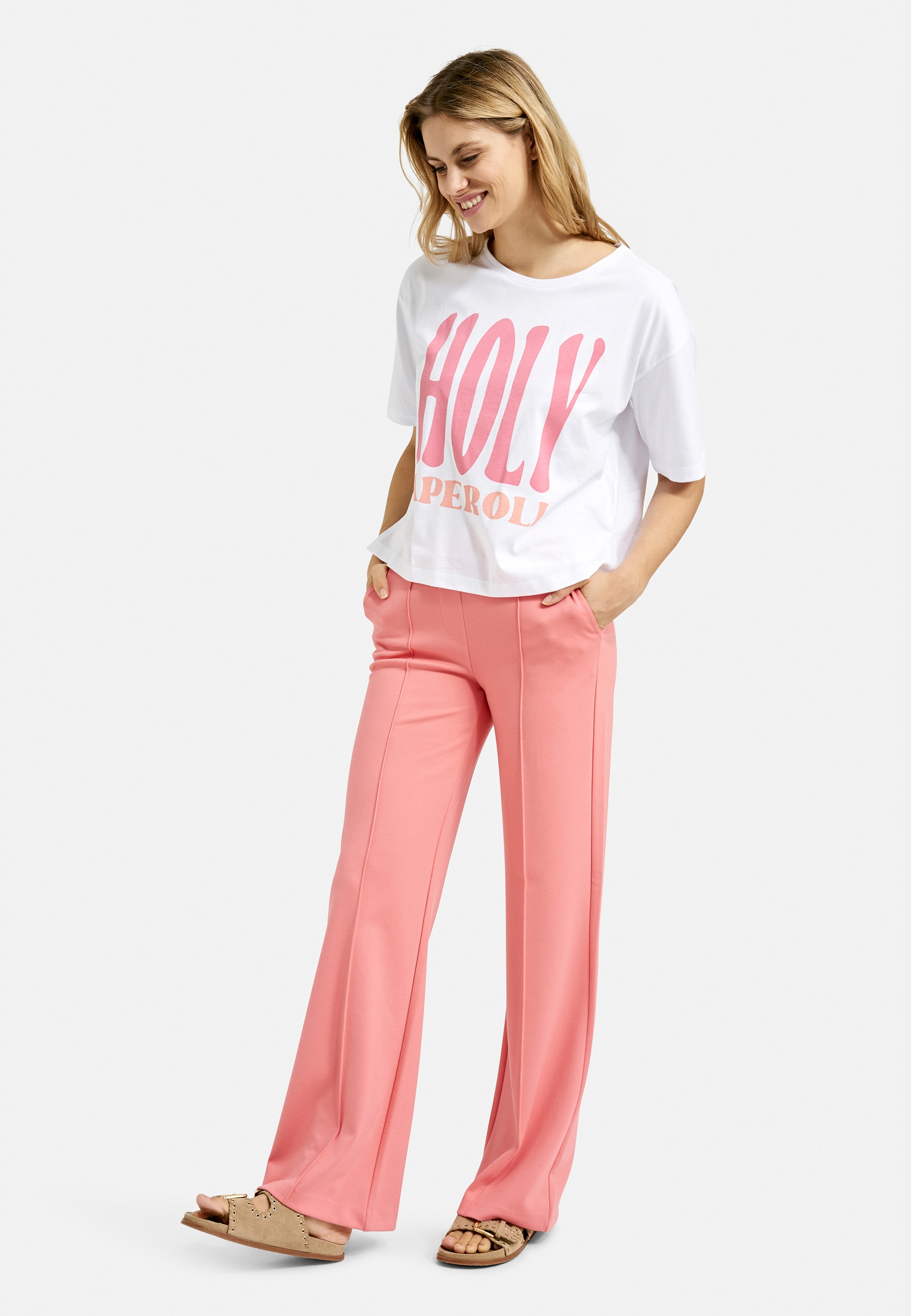 Smith & Soul Rundhalsshirt, mit Seitenschlitze