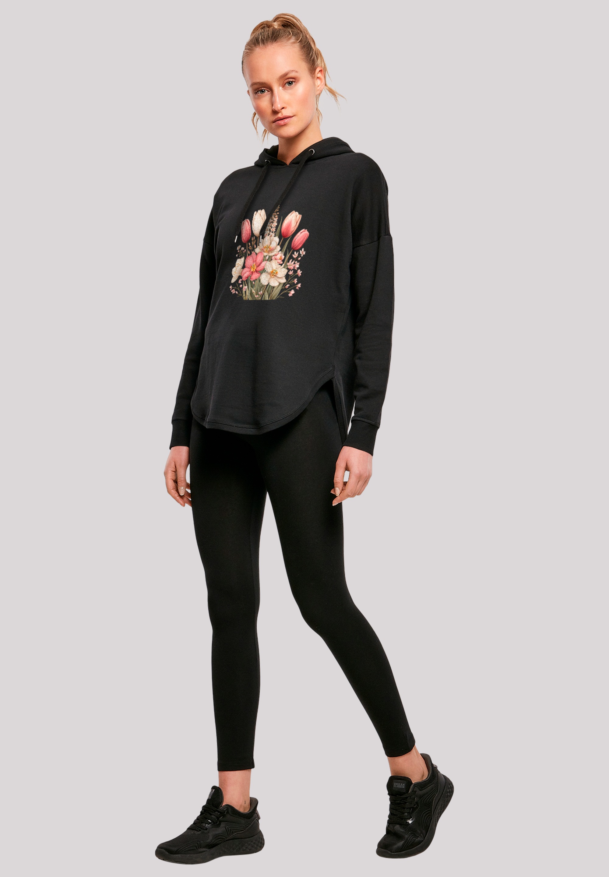 F4NT4STIC Kapuzenpullover »Rosa weißer Frühlingsblumenstrauß«, Premium Qualität