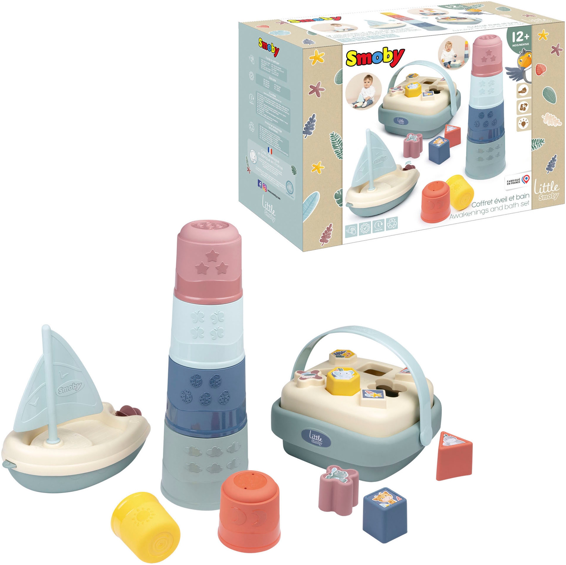 Smoby Spielcenter »Little Smoby Motorikspielzeug-Set«, Made in Europe