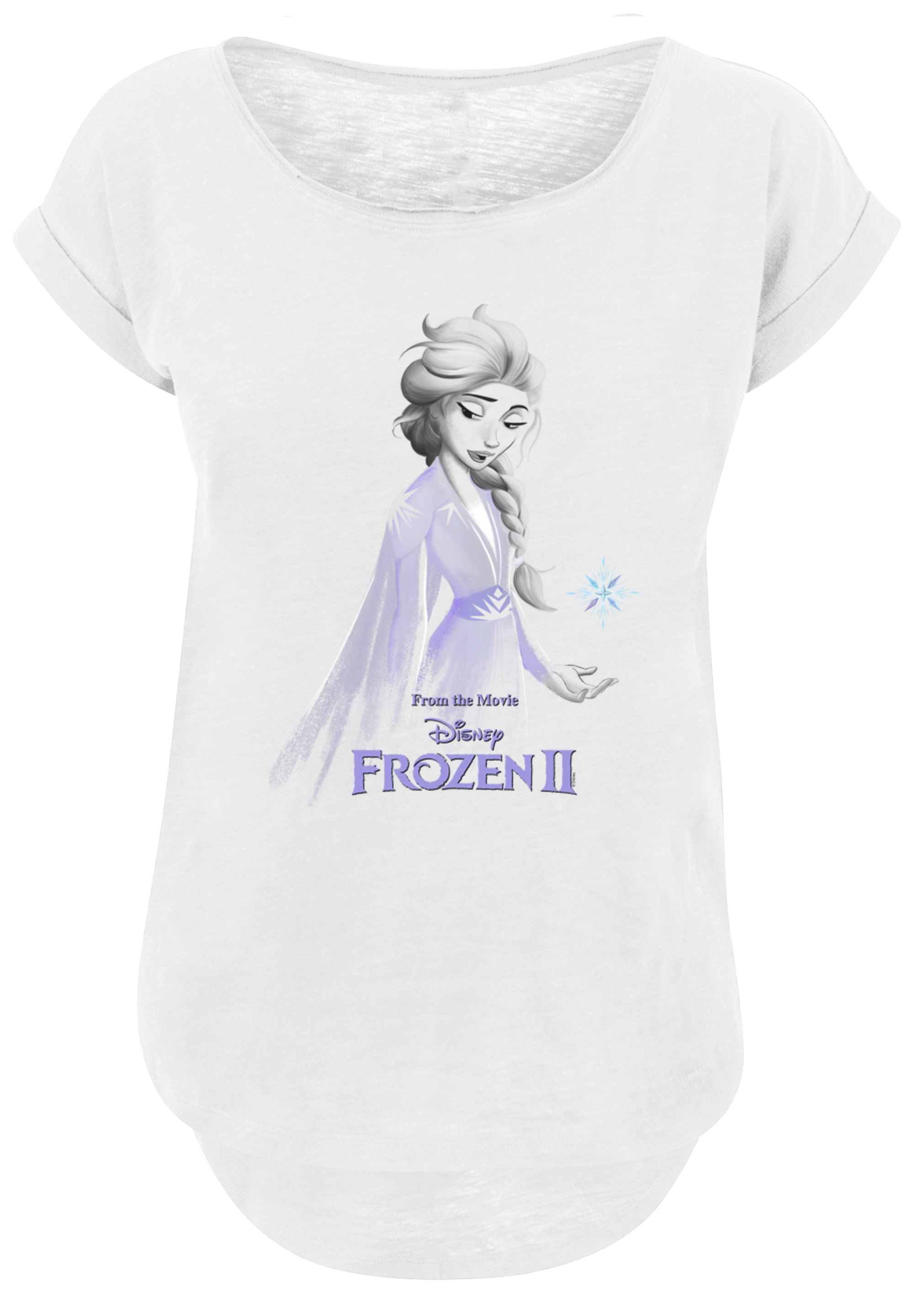 F4NT4STIC T-Shirt »Disney Frozen 2 Elsa Unity Snowflake«, Print